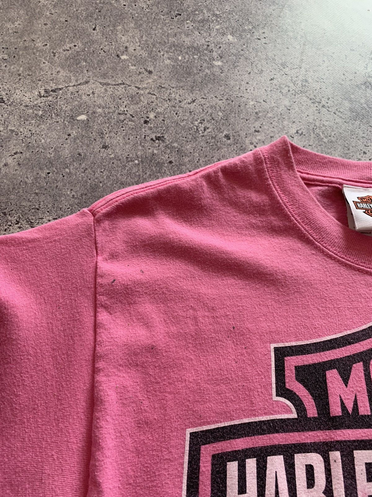Harley Davidson Vintage Harley Davidson 2009 Cowboy Texas Pink Tee Shirt Size S / US 4 / IT 40 - 8 Thumbnail
