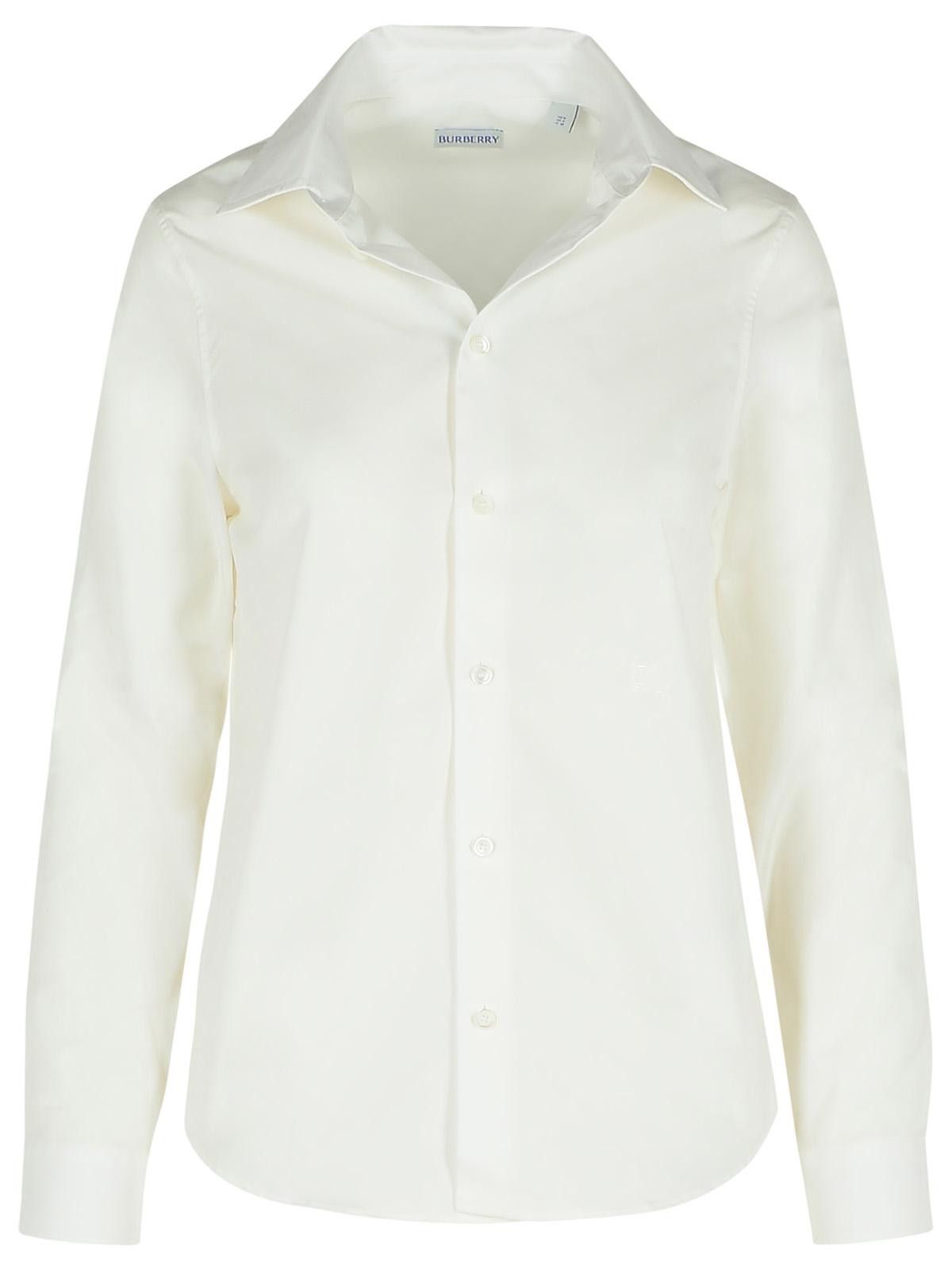 BURBERRY 'String' White Cotton Shirt