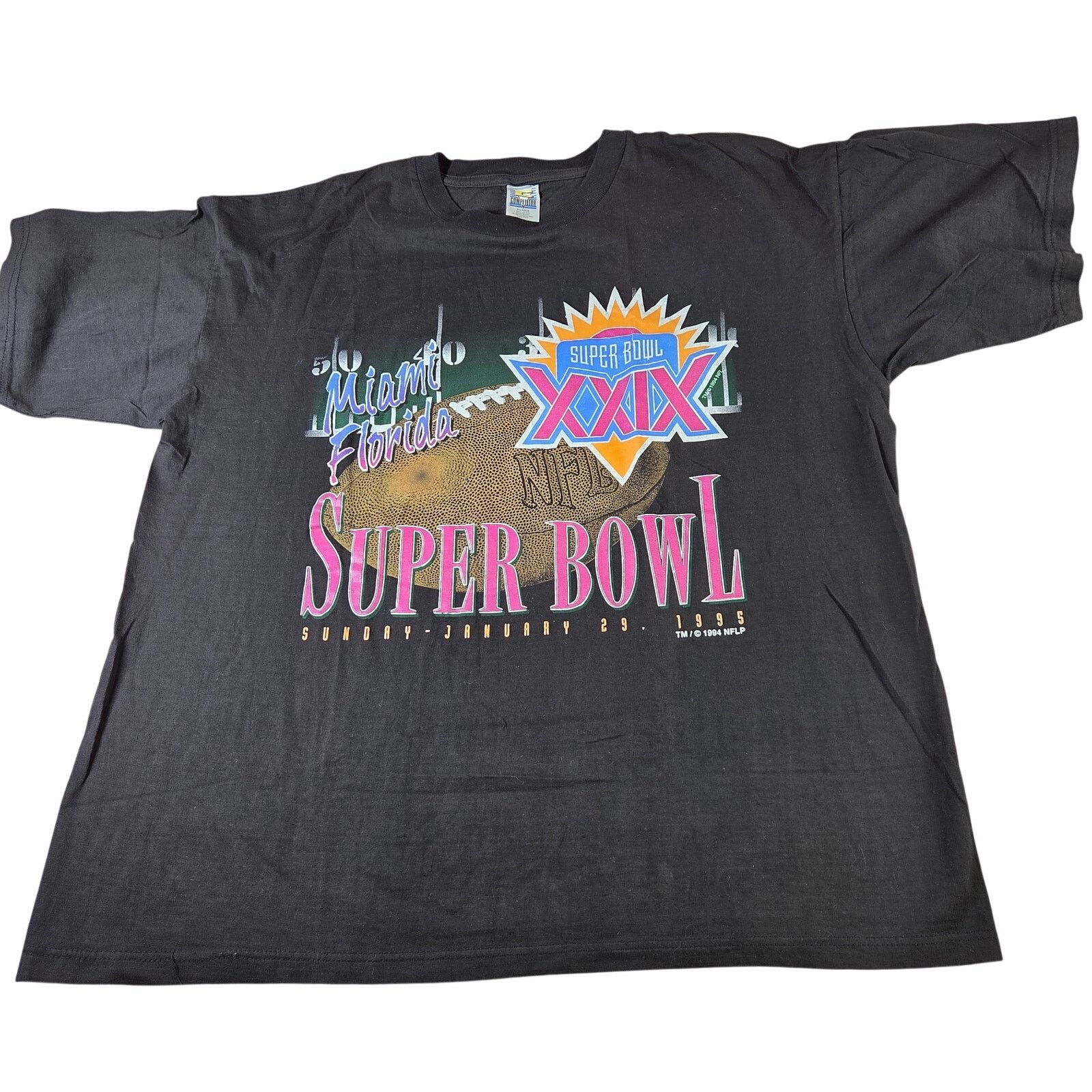 Vintage Vintage Super Bowl XXIX 1995 NFL Tee USA XL Size US XL / EU 56 / 4 - 1 Thumbnail