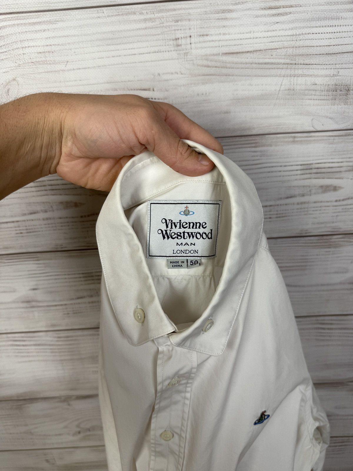 Vivienne Westwood Vivienne Westwood Shirt Button Up Long Sleeve Size US L / EU 52-54 / 3 - 10 Thumbnail