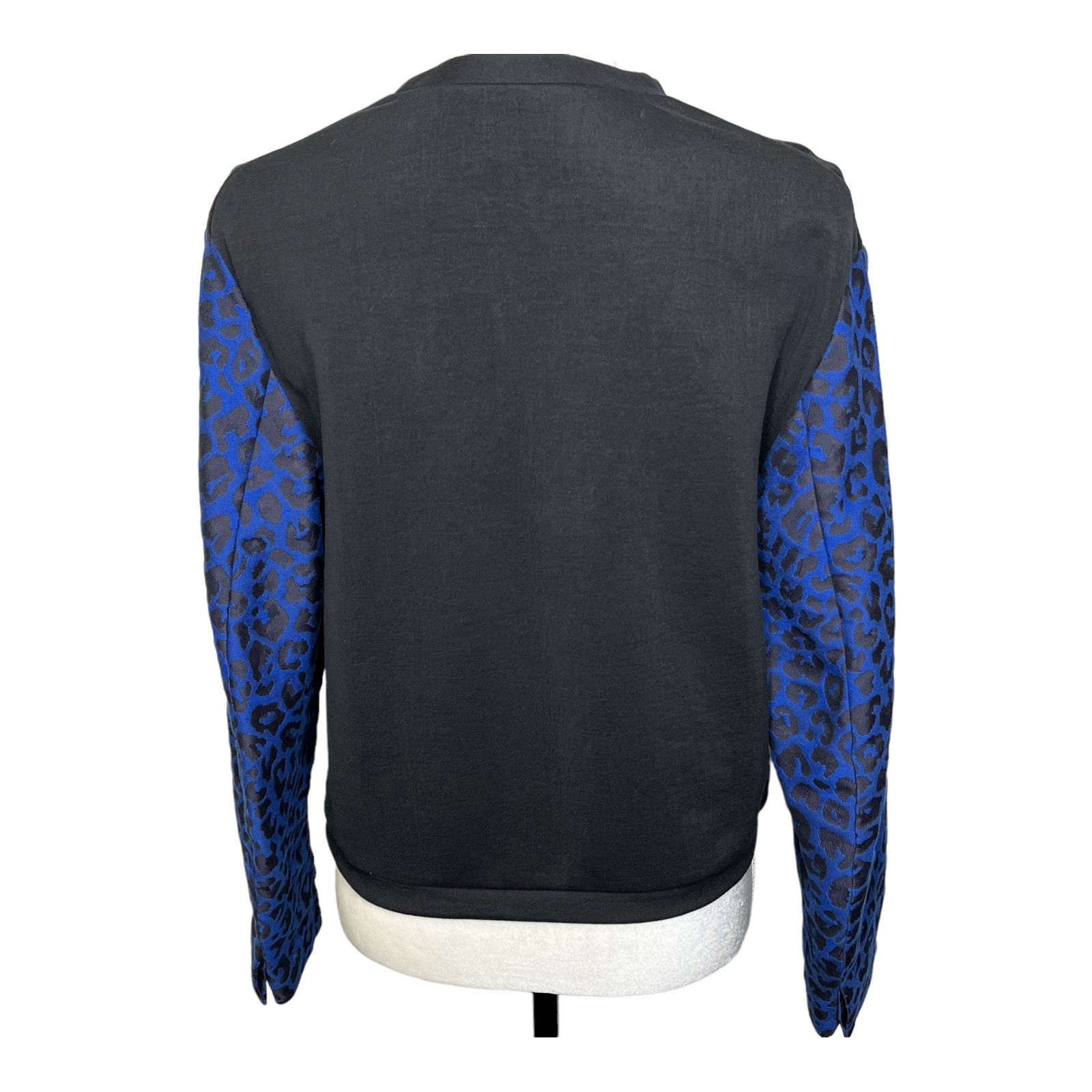 3.1 Phillip Lim 3.1 Phillip Lim women's black Leopard Sleeves Pullover Size S / US 4 / IT 40 - 2 Thumbnail