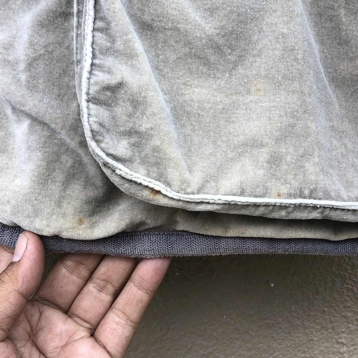 Vintage VTG Faded Multi Cargo Pocket Suede Lined Sherpa SafariJacket Size US L / EU 52-54 / 3 - 12 Thumbnail