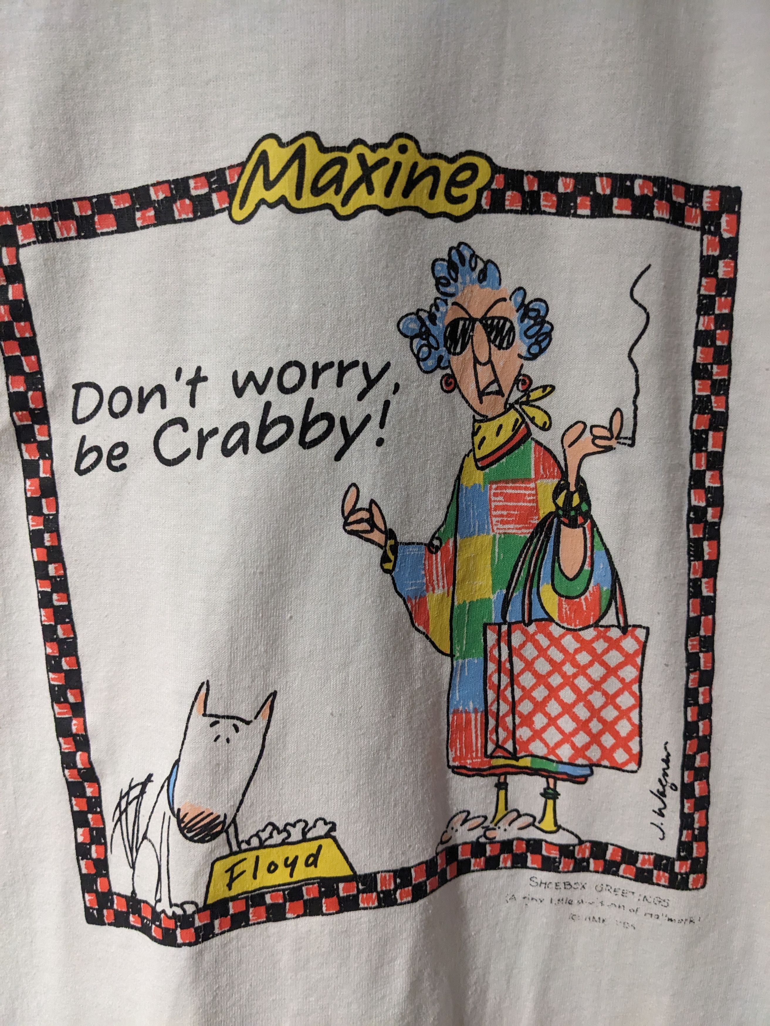 Cartoon Network Vintage 90s Maxine Don't Worry Be Crabby Floyd T-Shirt Size US L / EU 52-54 / 3 - 2 Thumbnail