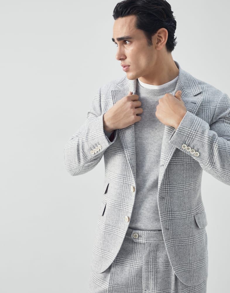 Brunello Cucinelli Woven Jacket in Grey Size US M / EU 48-50 / 2 - 3 Thumbnail