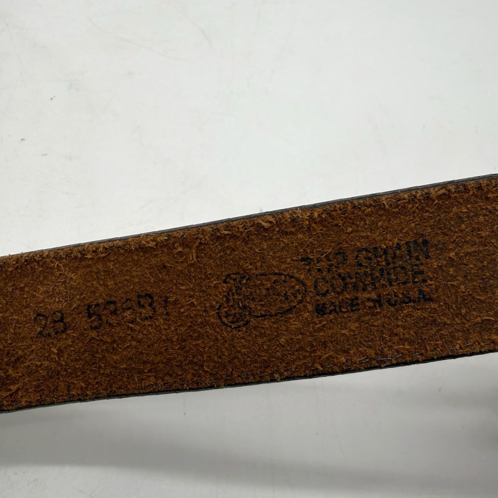 Vintage VINTAGE Justin Belt Women Leather Brown Heart Floral Pattern Size 28 Western USA Mens no Size 4XL / US 24-26 - 7 Thumbnail