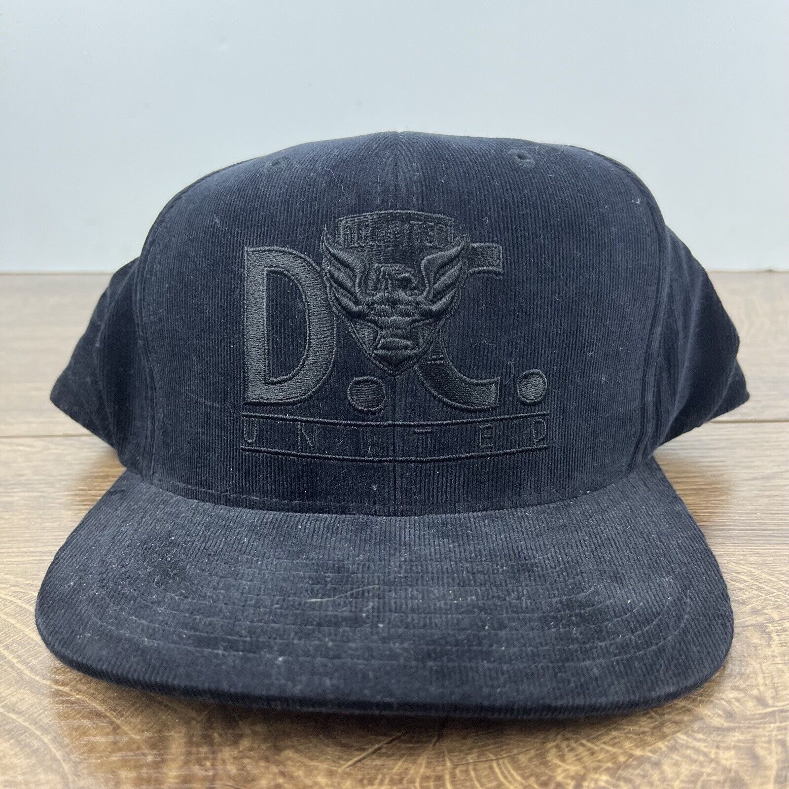 Mitchell & Ness DC United Snapback Hat Mitchell & Ness Black Cap Adjustable Size ONE SIZE - 3 Thumbnail