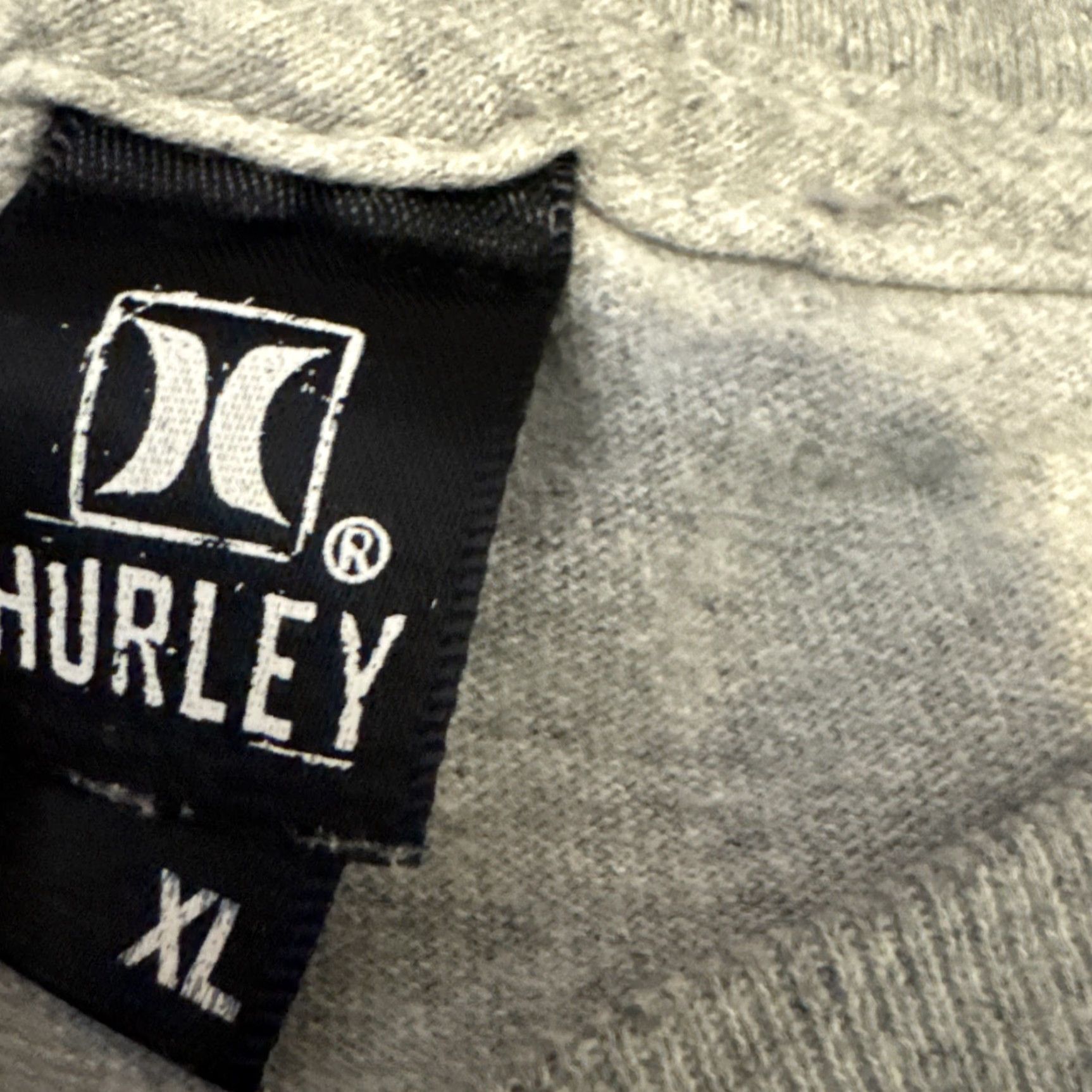 Hurley VINTAGE Hurley Circle Logo T-Shirt Grey XL Men Size US XL / EU 56 / 4 - 6 Thumbnail
