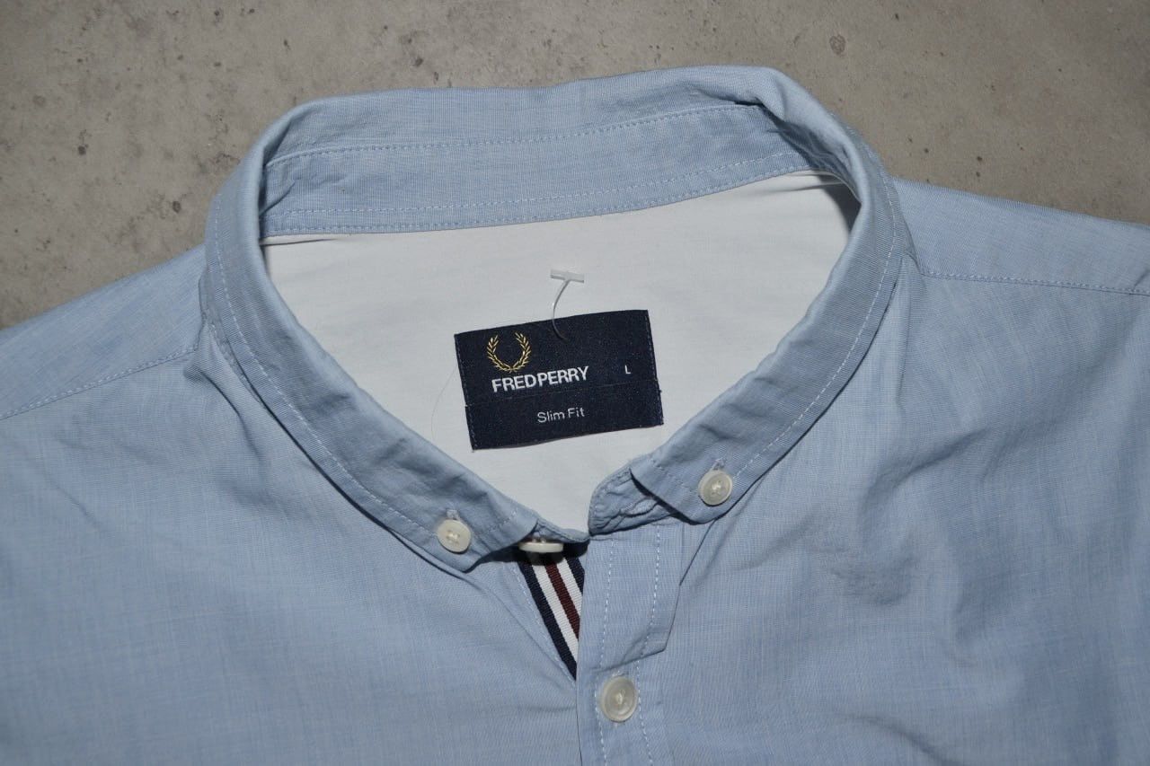 Fred Perry FRED PERRY Men's Short Sleeve Shirt size L Size US L / EU 52-54 / 3 - 8 Thumbnail
