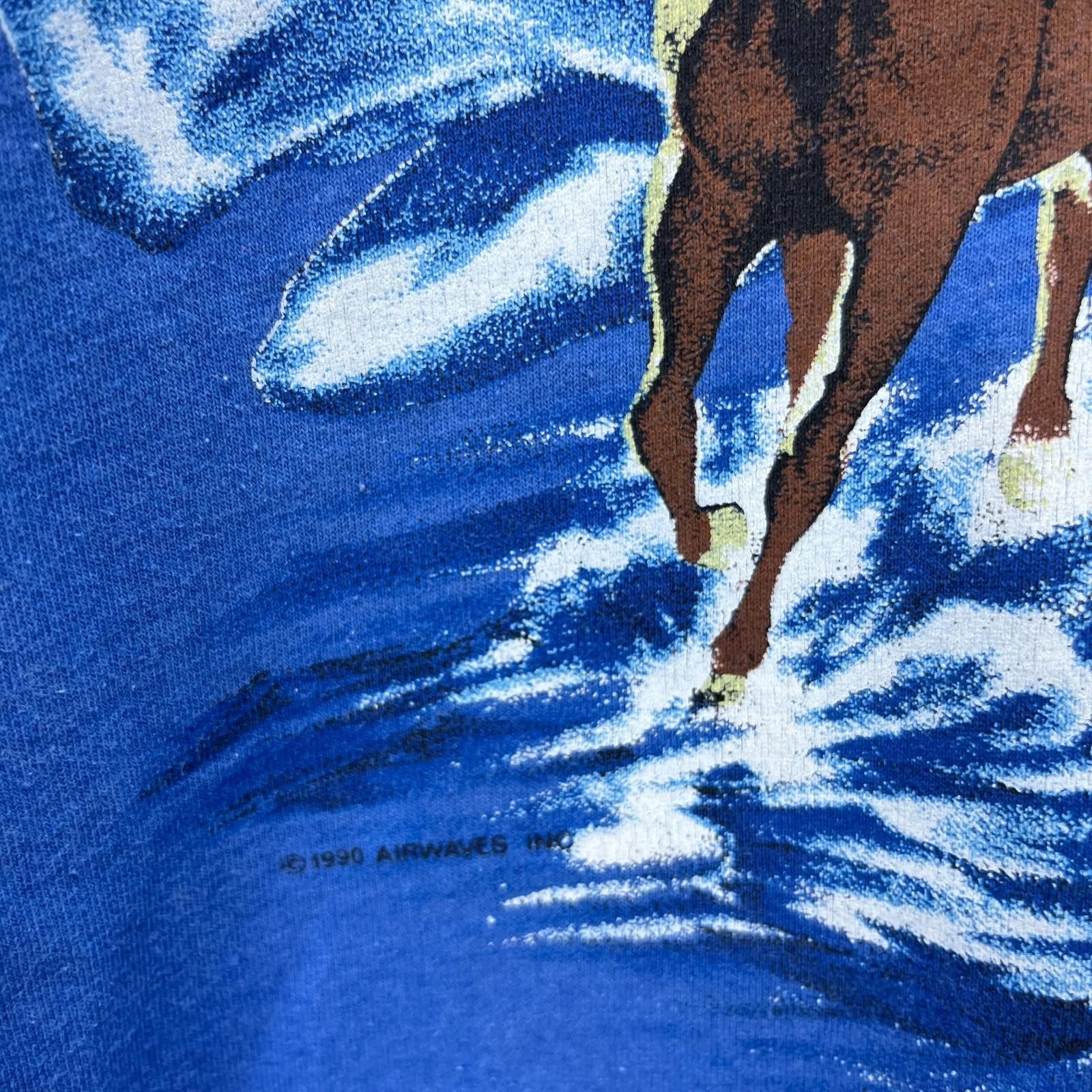 NFL Vintage 90s Horse Art Animal Nature Kentucky T Shirt XL Size US XL / EU 56 / 4 - 6 Thumbnail