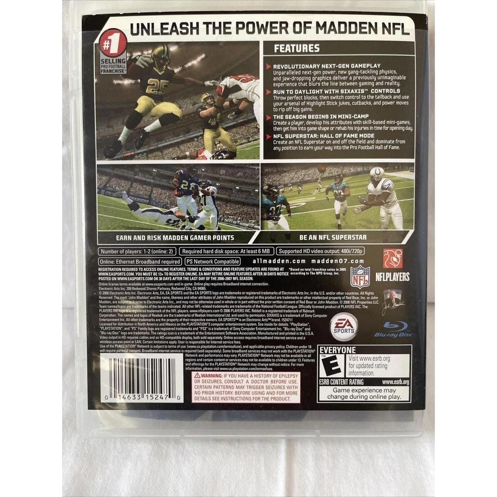 Other Madden NFL 07 for PlayStation 3 - EA Sports Size ONE SIZE - 2 Thumbnail