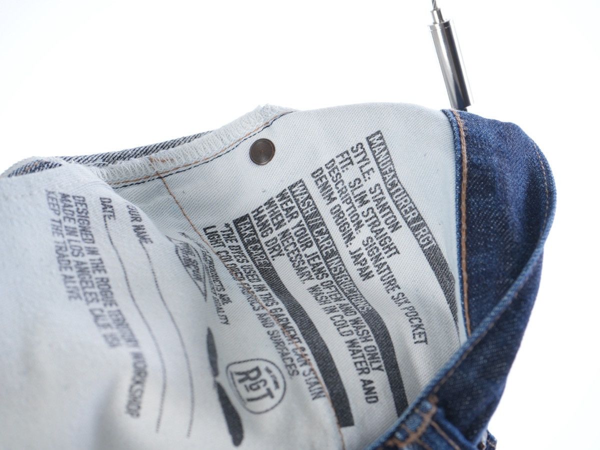 Rogue Territory Rogue Territory Selvedge Jeans 30 Blue Dark Wash Minimalist Size US 30 / EU 46 - 5 Thumbnail
