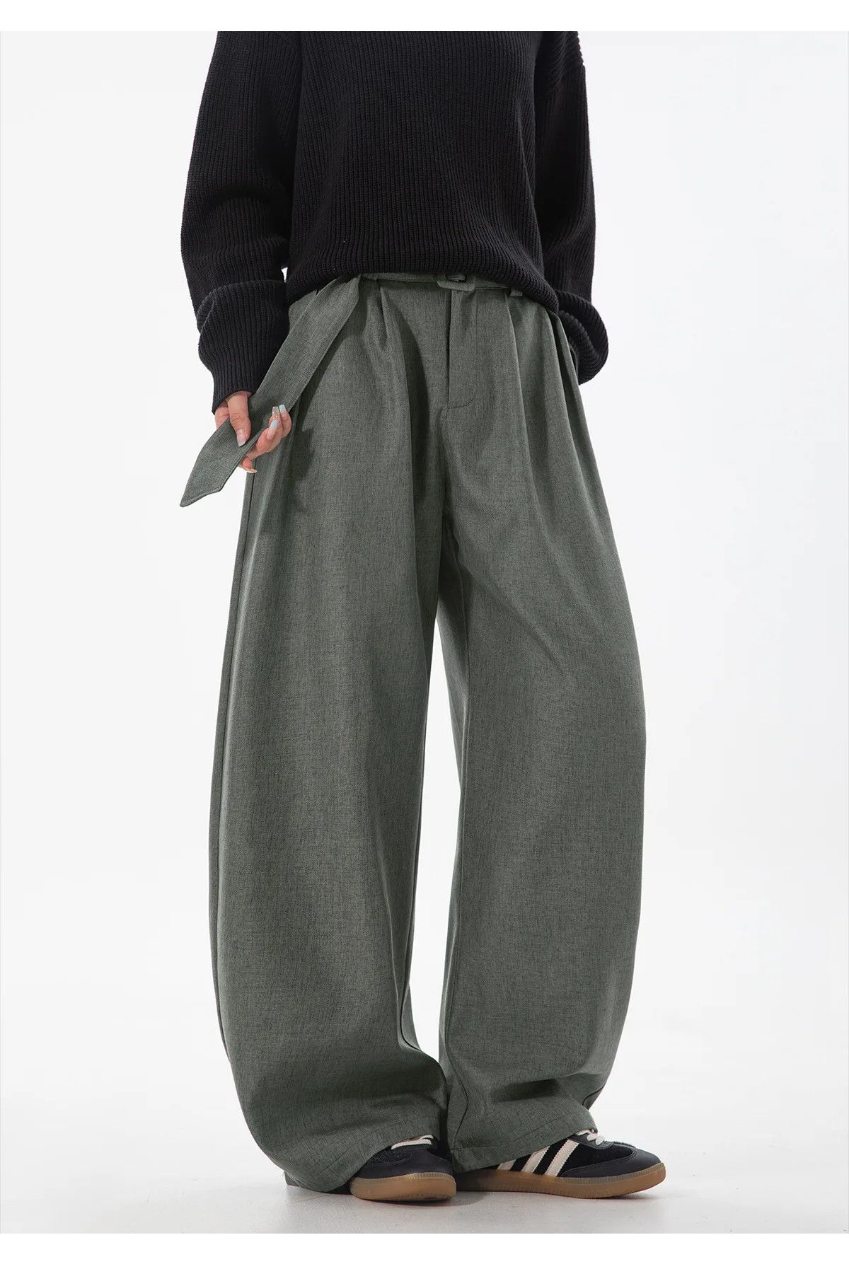 Japanese Brand Wide Leg Baggy Korean Style Pants Size US 34 / EU 50 - 4 Thumbnail