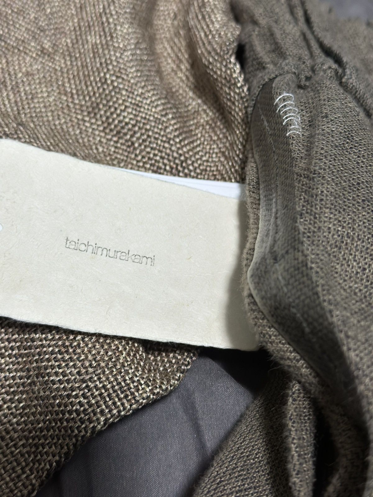 Taichi Murakami TAICHIMURAKAMI COIN CARGO L/C TROUSERS HEMP dubble face Size US 34 / EU 50 - 1 Thumbnail