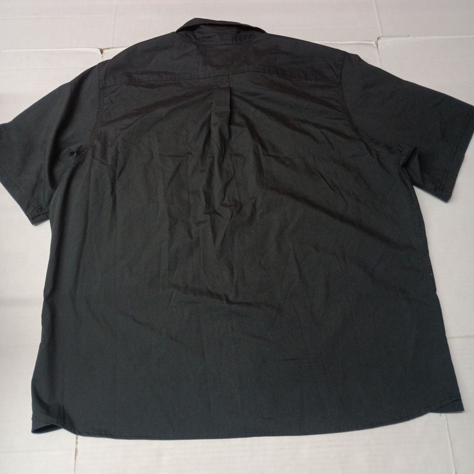 Wrangler Wrangler Men's Relaxed Fit Woven Button Shirt Size 2XL Black Size US XXL / EU 58 / 5 - 7 Thumbnail