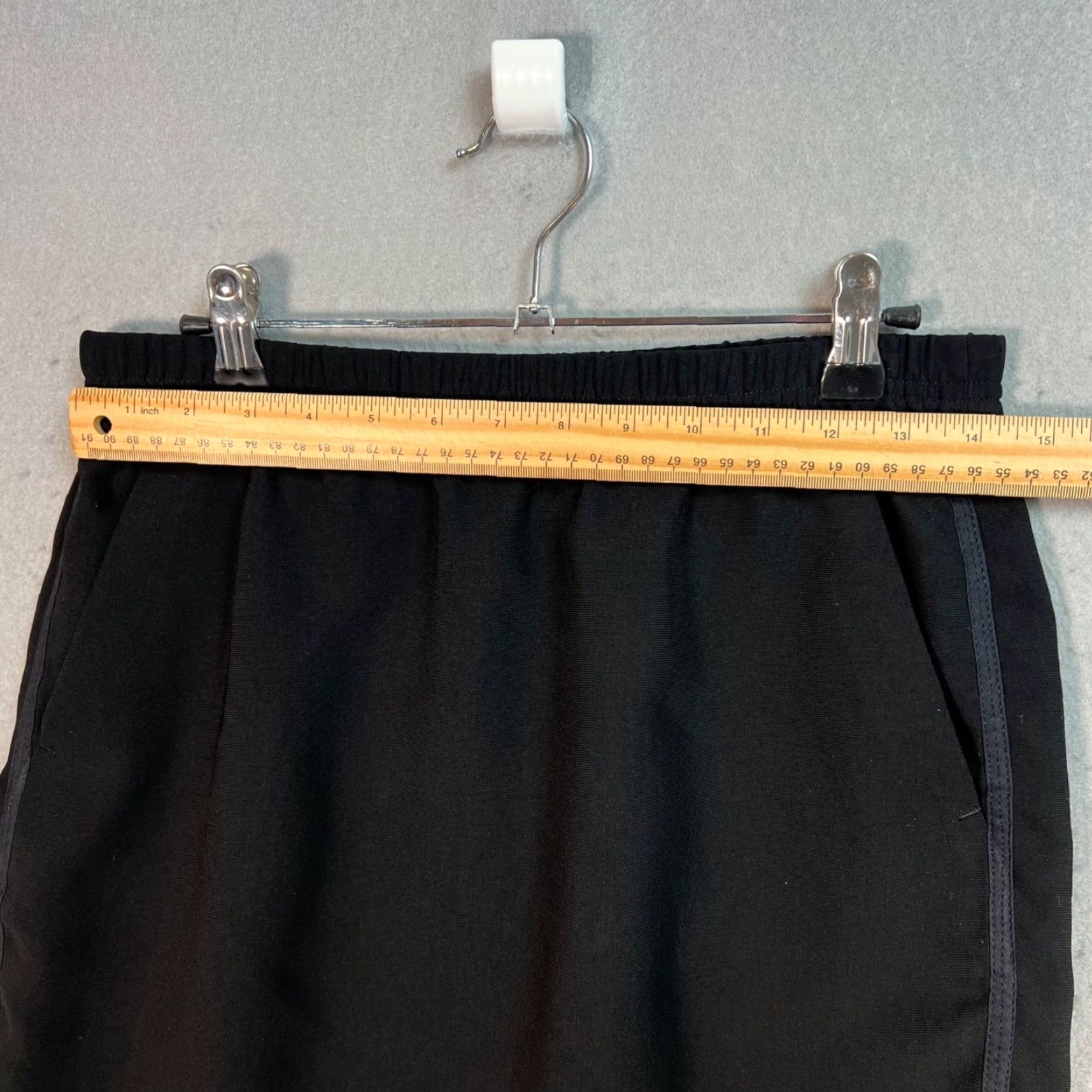 J.Crew J.Crew Womens Black Elastic Waist Skirt Size 4 Size 27" / US 4 / IT 40 - 4 Thumbnail