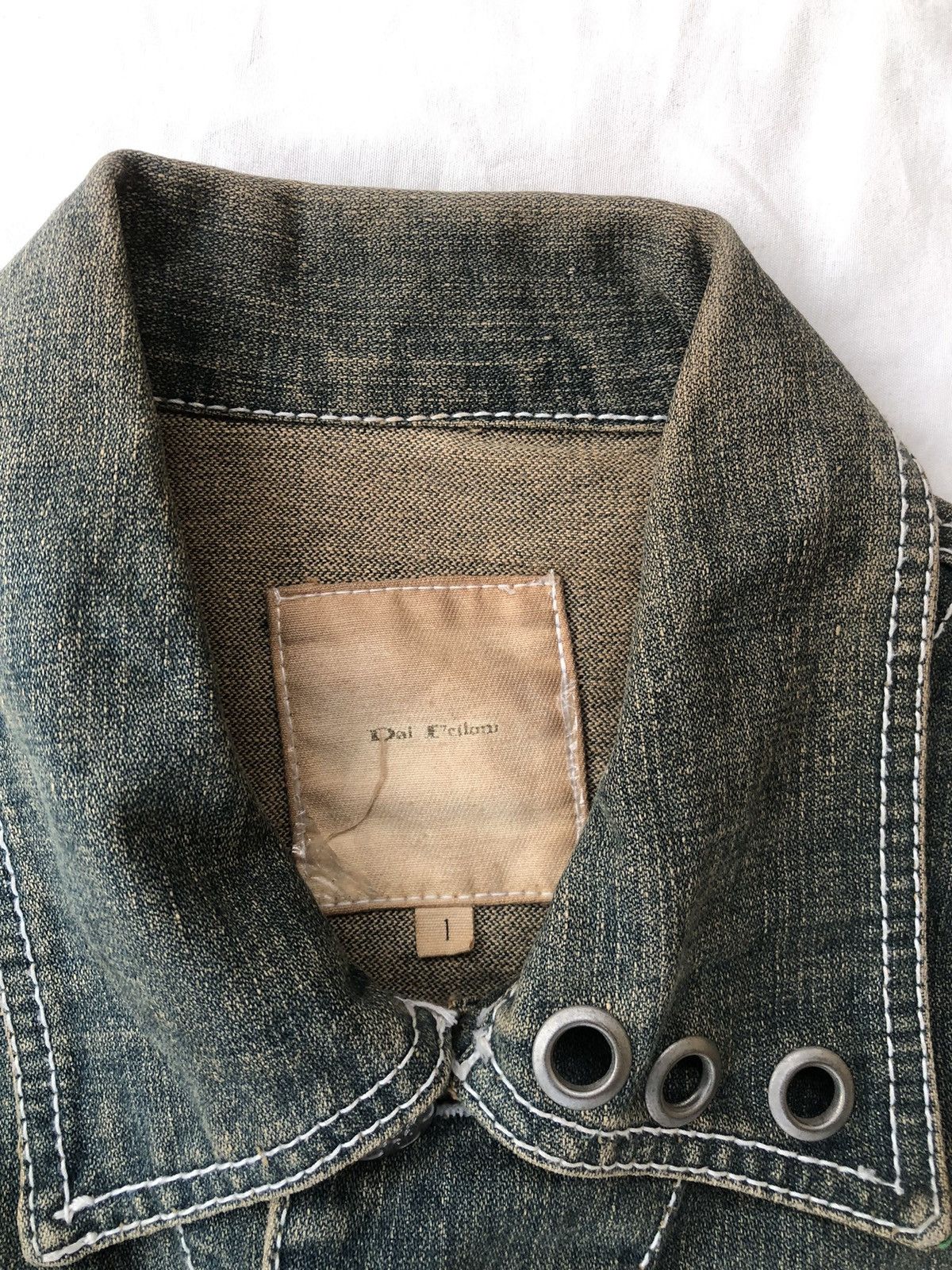 Japanese Brand Mud Wash Studded Jacket Number Nine Style Size US S / EU 44-46 / 1 - 13 Thumbnail