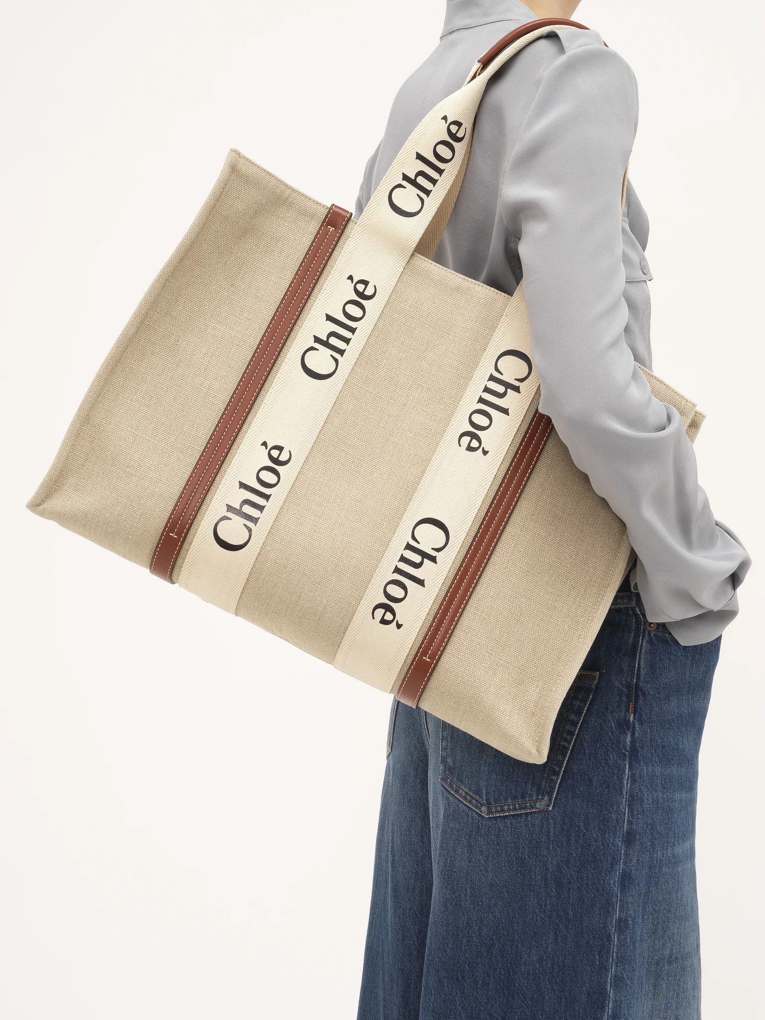 Chloe oc11z0525 Size: OS / Large Woody Tote Bag in Multicolor Size ONE SIZE - 3 Thumbnail