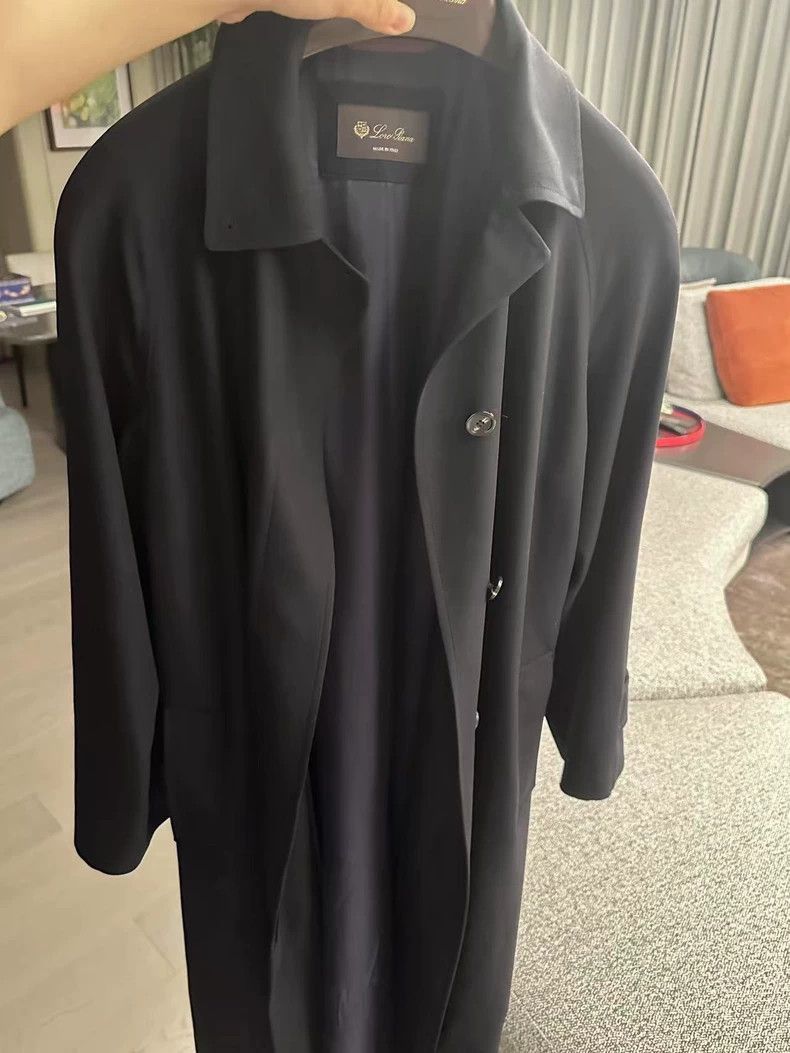 Loro Piana Loro Piana Italian Wool Silk Trench Coat- Size US M / EU 48-50 / 2 - 2 Thumbnail