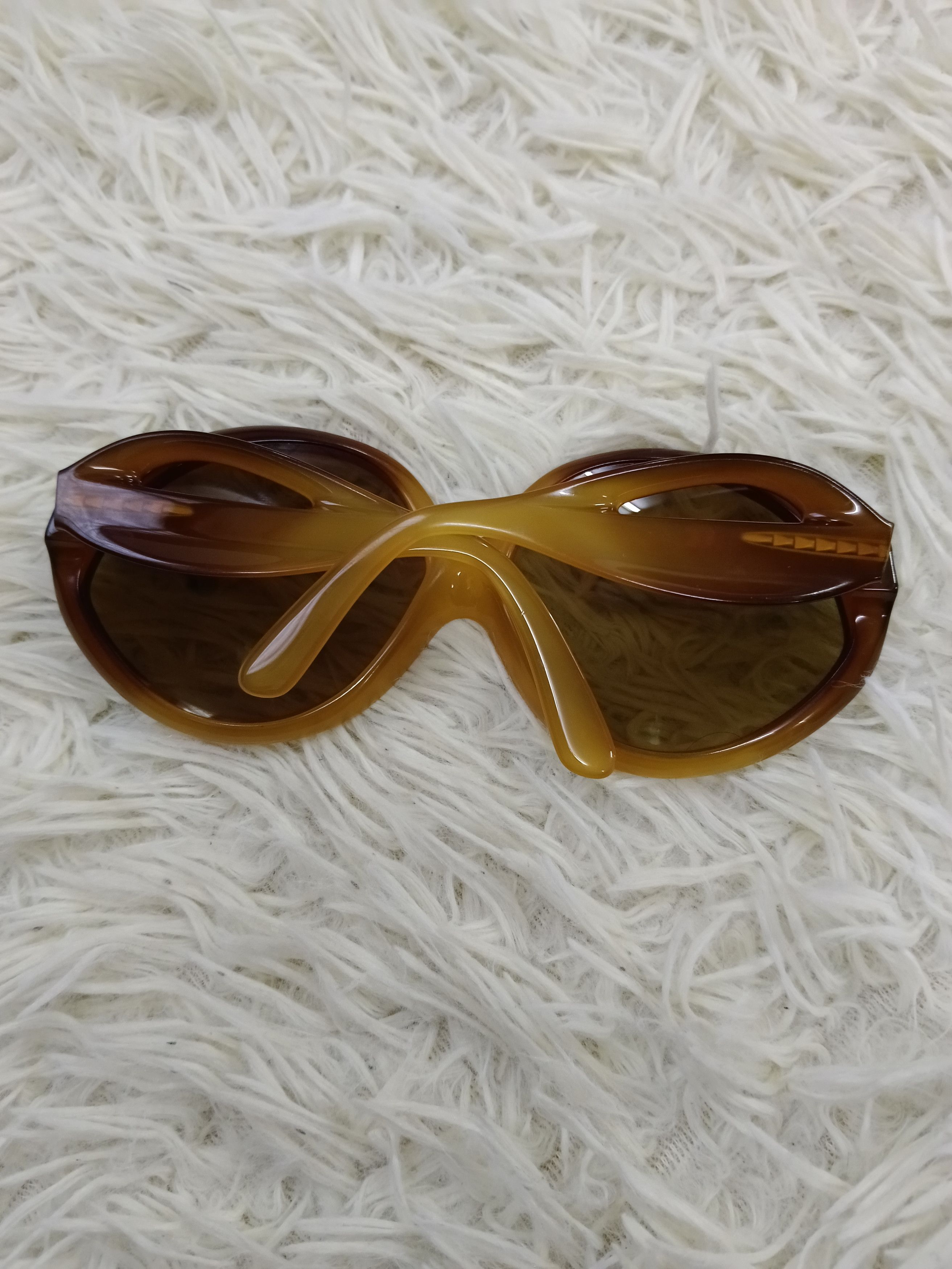 Dior Vintage Miss Dior Two Tone Amber Mask 70'S Size ONE SIZE - 4 Thumbnail
