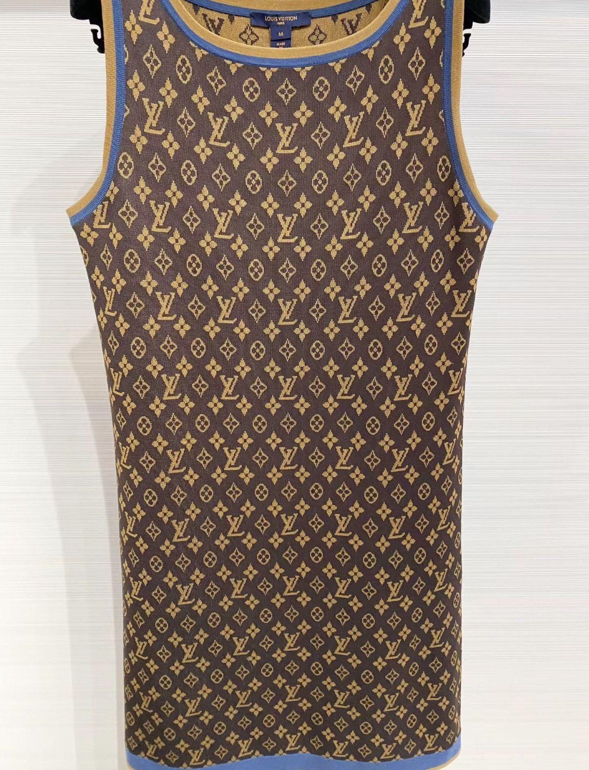 Louis Vuitton Louis Vuitton Brown Monogram Knit Dress J33 Size M / US 6-8 / IT 42-44 - 4 Thumbnail