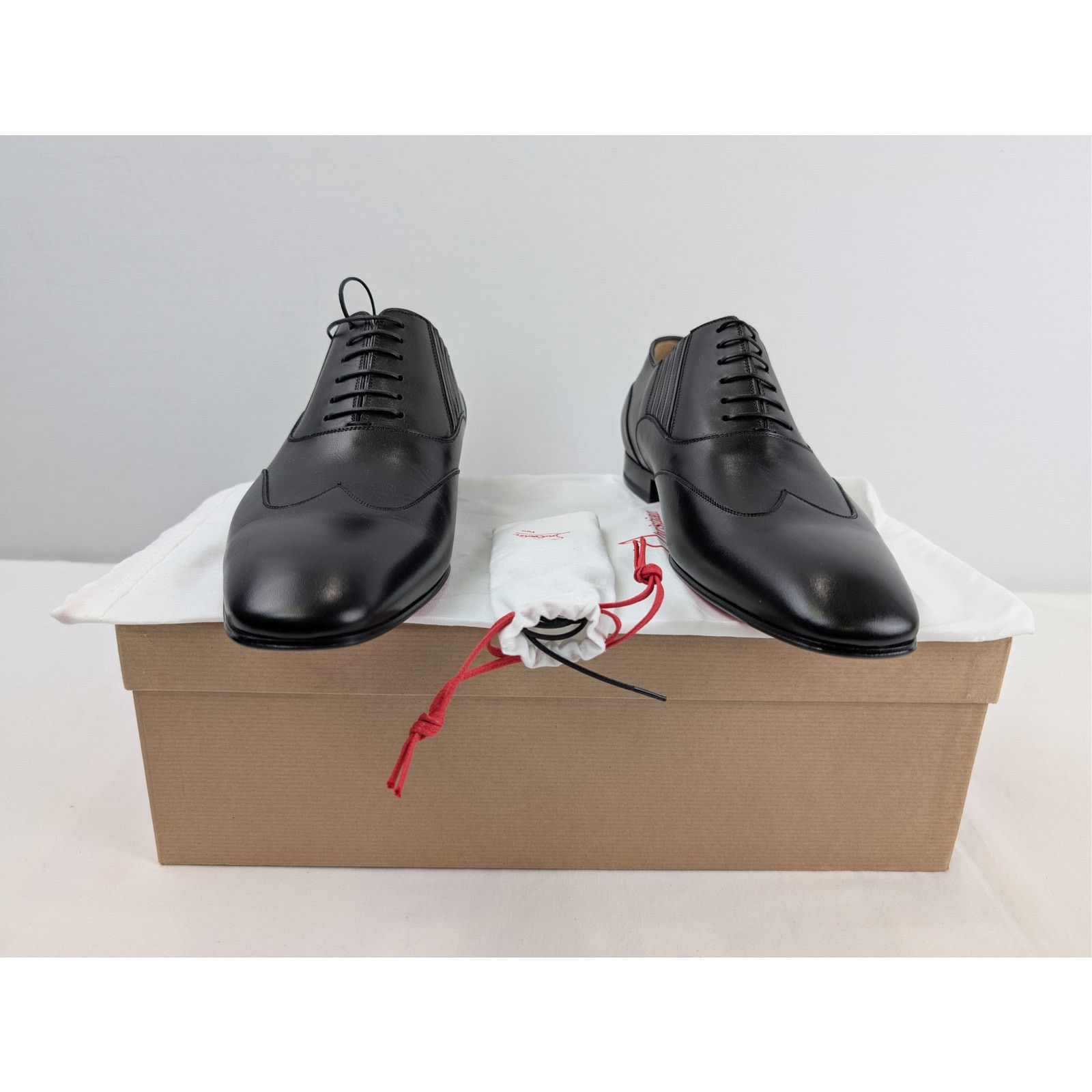 Christian Louboutin o1rshd1 My Amor W Flat Shoe Boots in Black Size US 10 / EU 43 - 19 Thumbnail