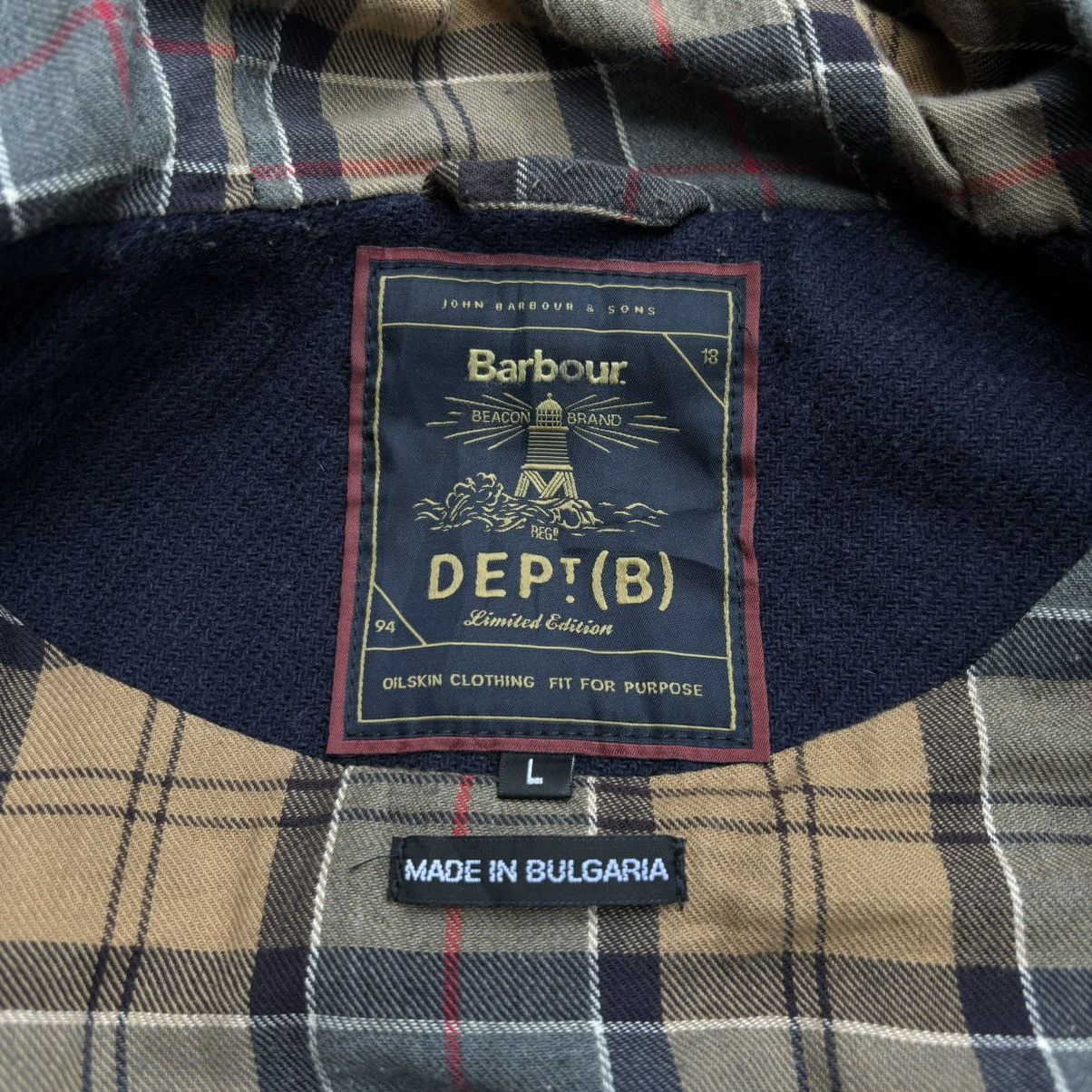 Barbour BARBOUR DEPT. B Shordace Wax Jacket Size US L / EU 52-54 / 3 - 12 Thumbnail