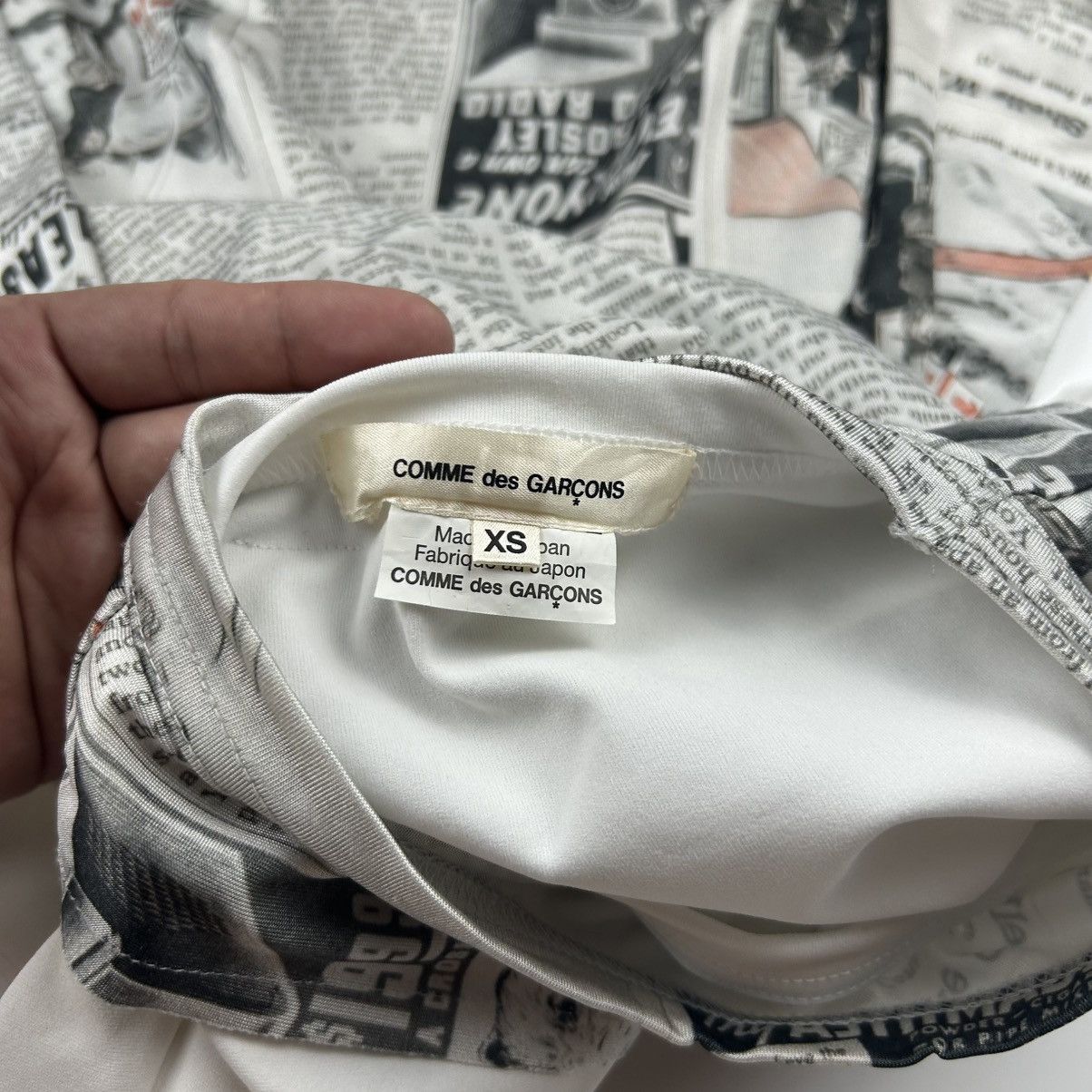 Comme des Garcons COMME DES GARCON - Transformable Layered T-shirt Size US XS / EU 42 / 0 - 5 Thumbnail