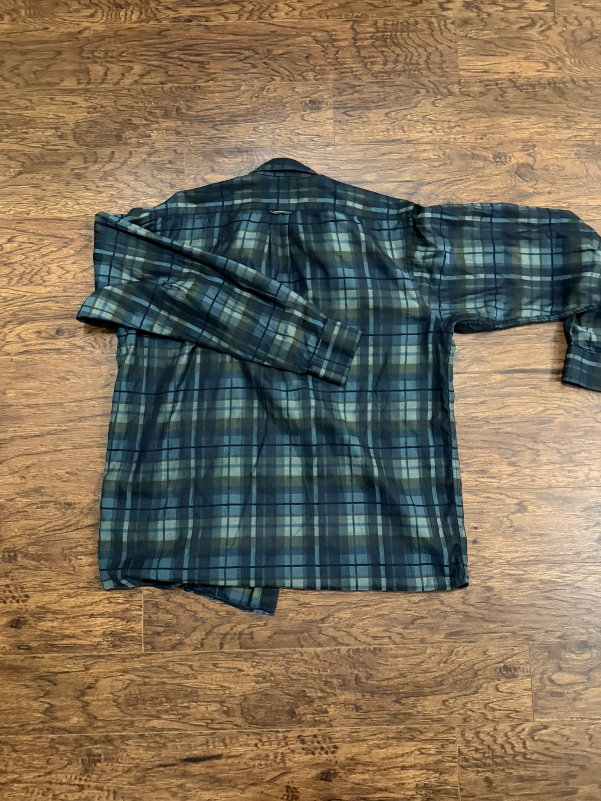 Burberry Vintage Burberry Black button up Size US L / EU 52-54 / 3 - 4 Thumbnail