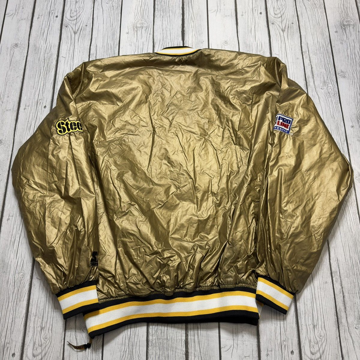 NFL × Starter × Vintage Vintage Pittsburgh Steelers windbreaker Size US XL / EU 56 / 4 - 2 Thumbnail
