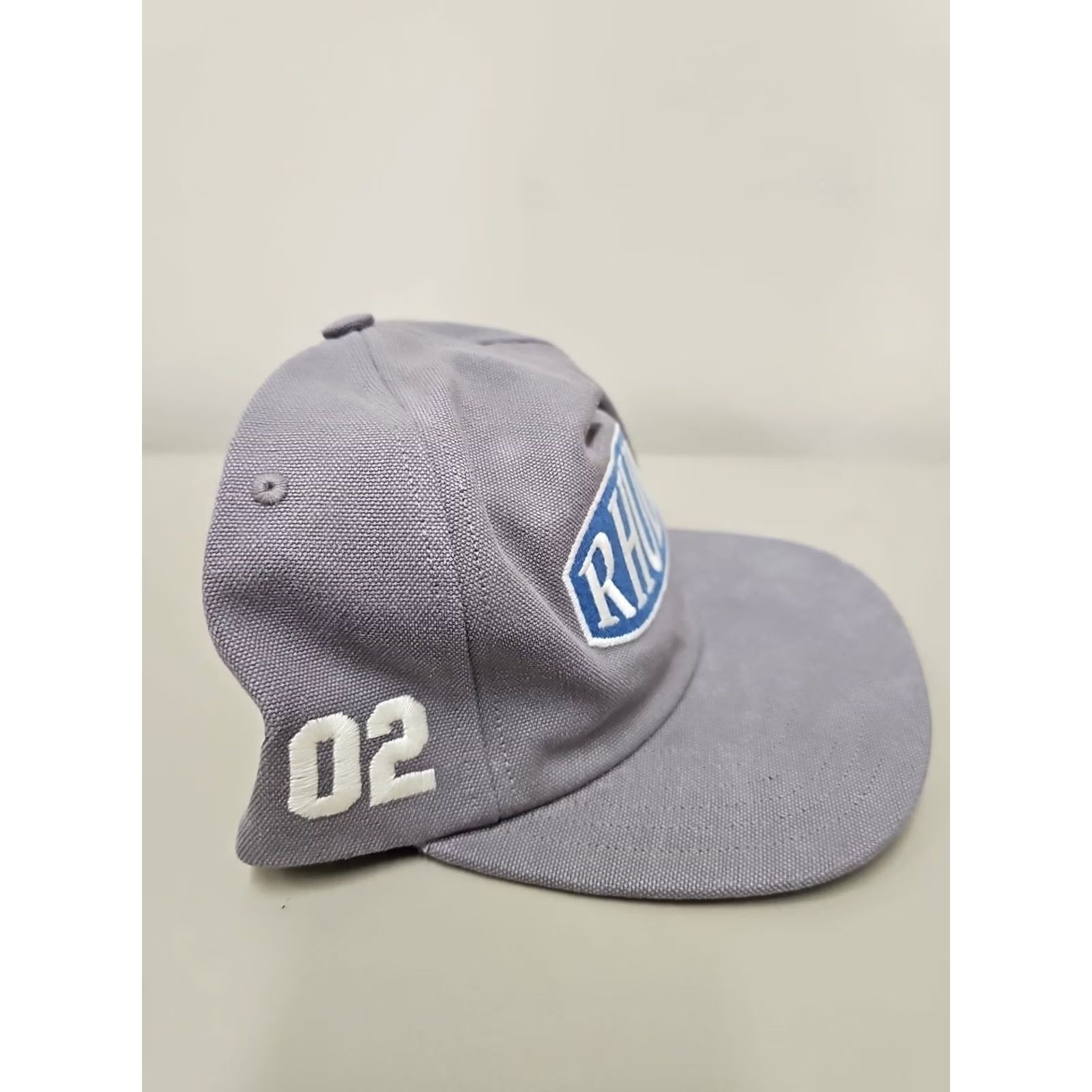 Rhude Rhude Baseball Cap Logo Embroidered Cotton Canvas Snapback Black Men One Size Sports Vintage Authentic Deadstock New Size ONE SIZE - 2 Thumbnail