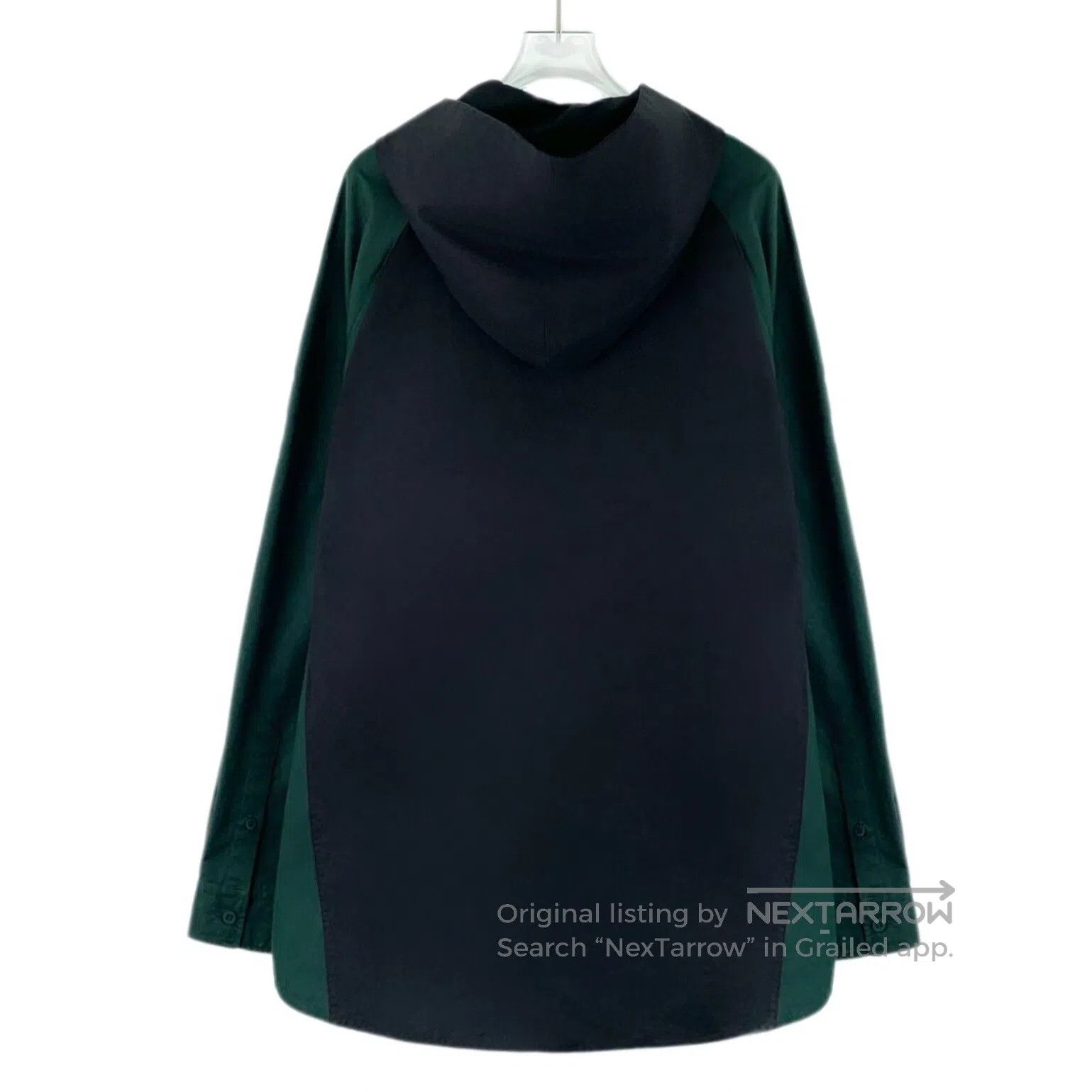 Balenciaga Balenciaga Color-blocked side stripe logo cotton hooded si Size US L / EU 52-54 / 3 - 2 Thumbnail