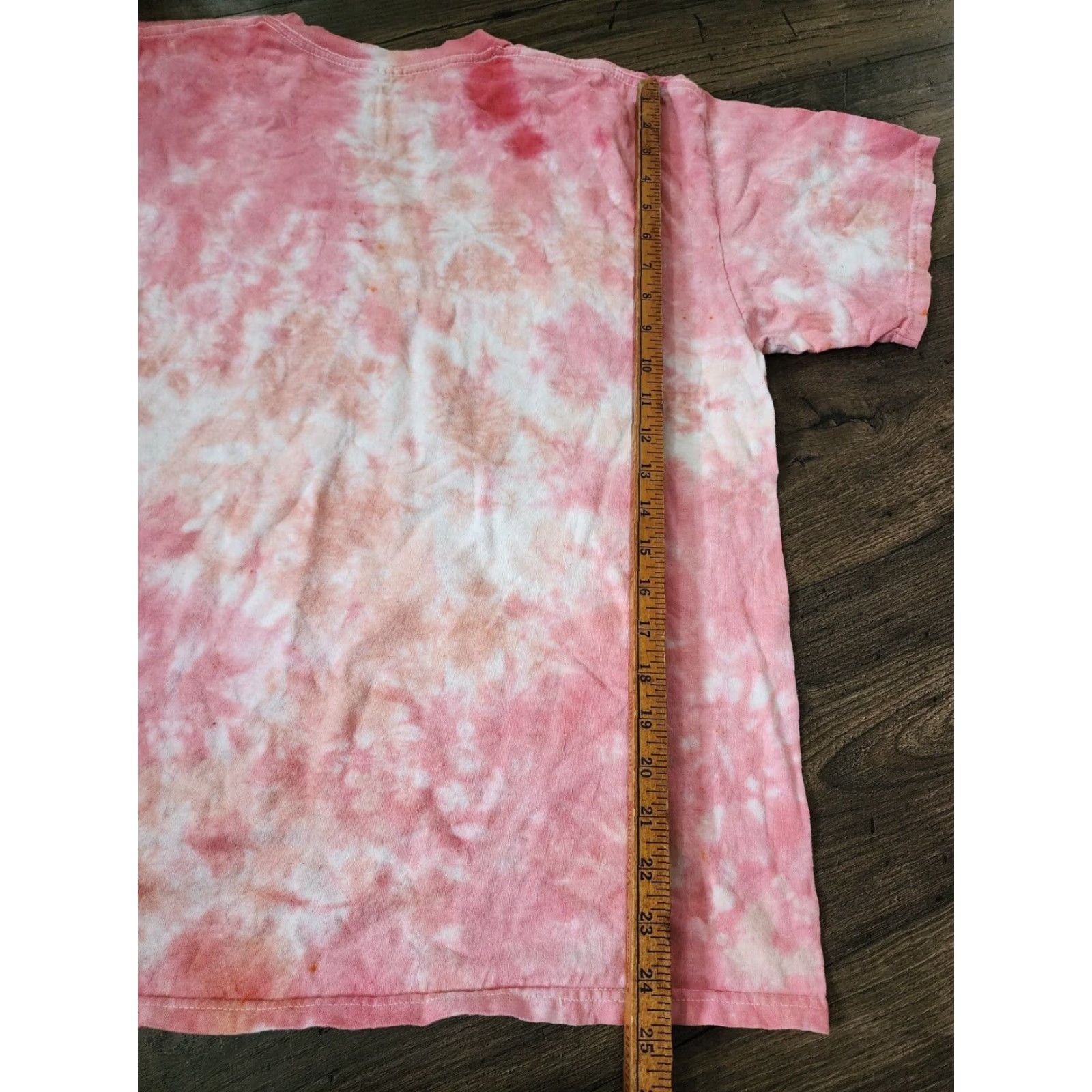 Pinko Aaliyah Pink Tie Dye Retro T Shirt Women's XL Cotton Crew Neck Short Sleeve Size XL / US 12-14 / IT 48-50 - 2 Thumbnail