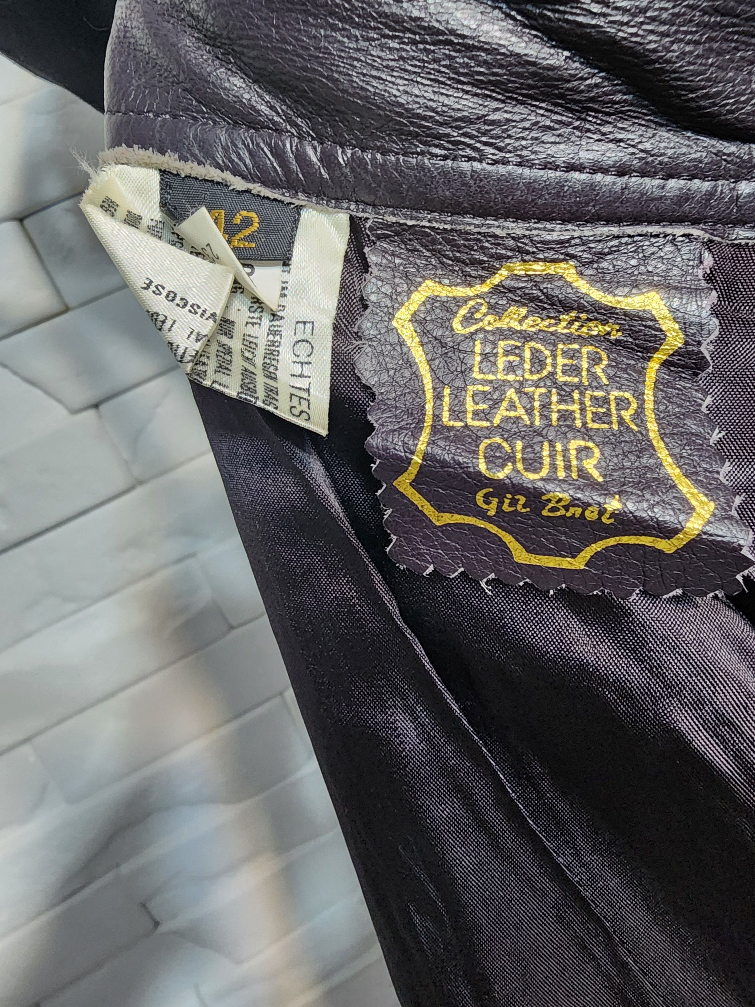 Other Black Genuine Leather Pants, Fitted Style Size 30" / US 8 / IT 44 - 9 Thumbnail