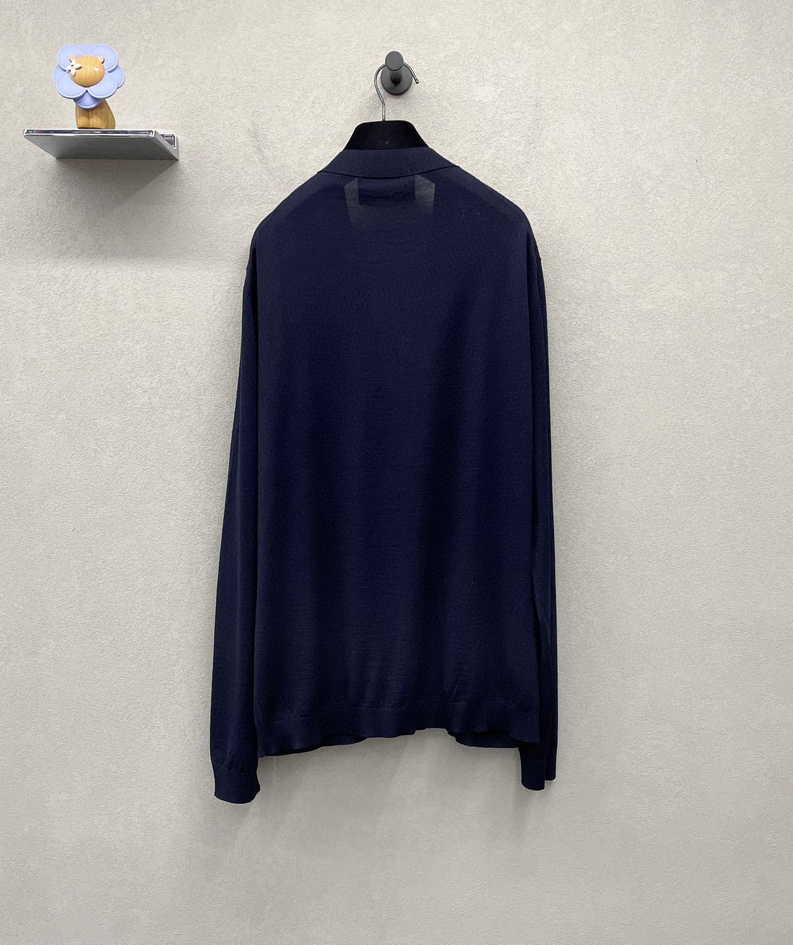 Gucci Gucci Dark blue knitted cardigan sweater 2501-Nextarrow Size US XL / EU 56 / 4 - 2 Thumbnail