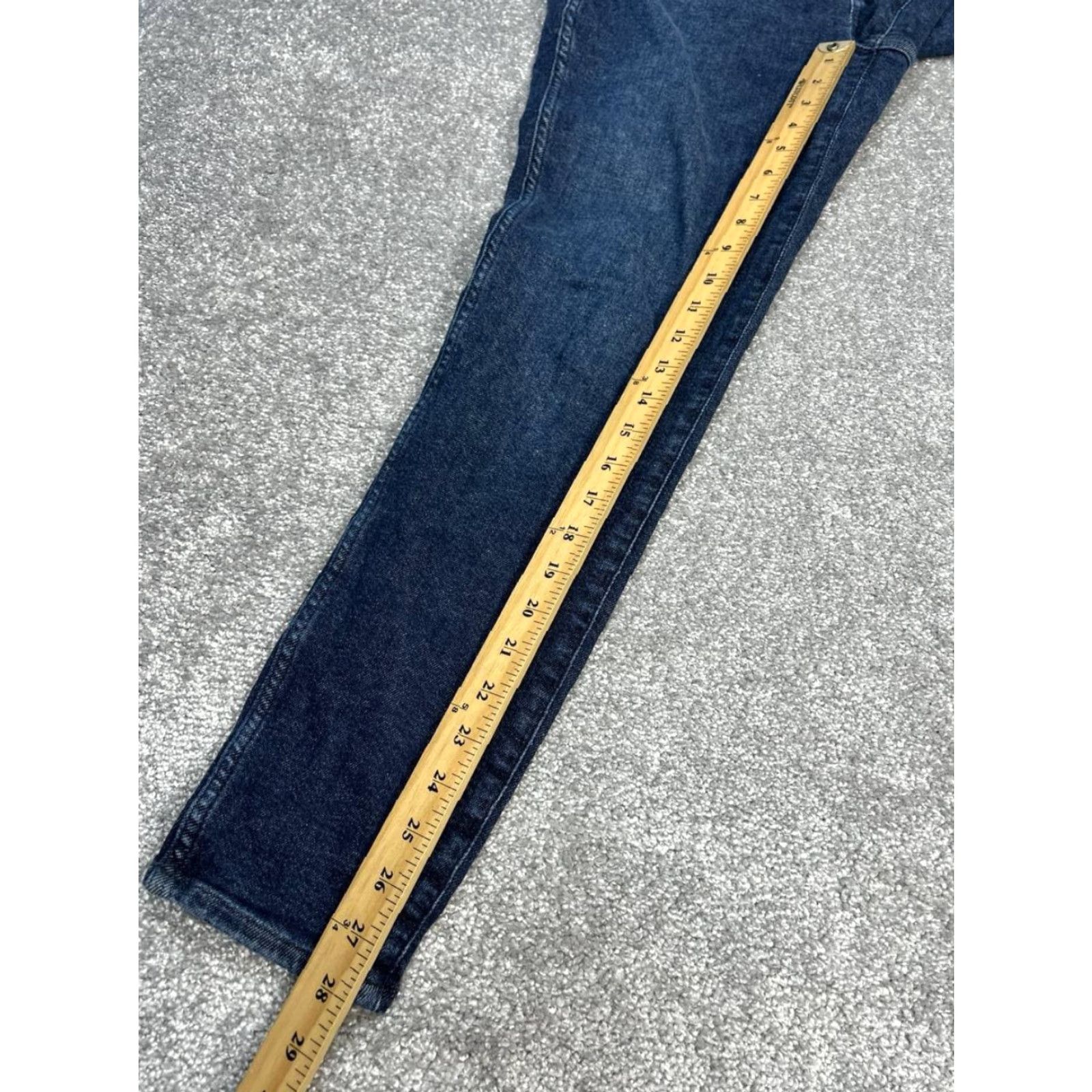 Madewell Madewell Jeans Womens 30 Blue Denim Cotton Stretch High Rise Skinny Leg 32x28 Size 30" / US 8 / IT 44 - 5 Thumbnail