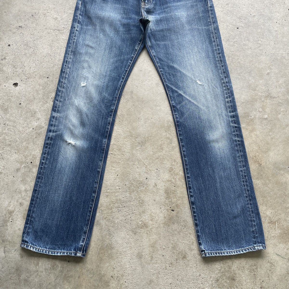 Japanese Brand W32 Vintage Japanese Denim Faded Distressed Jeans Pants Size US 32 / EU 48 - 4 Thumbnail
