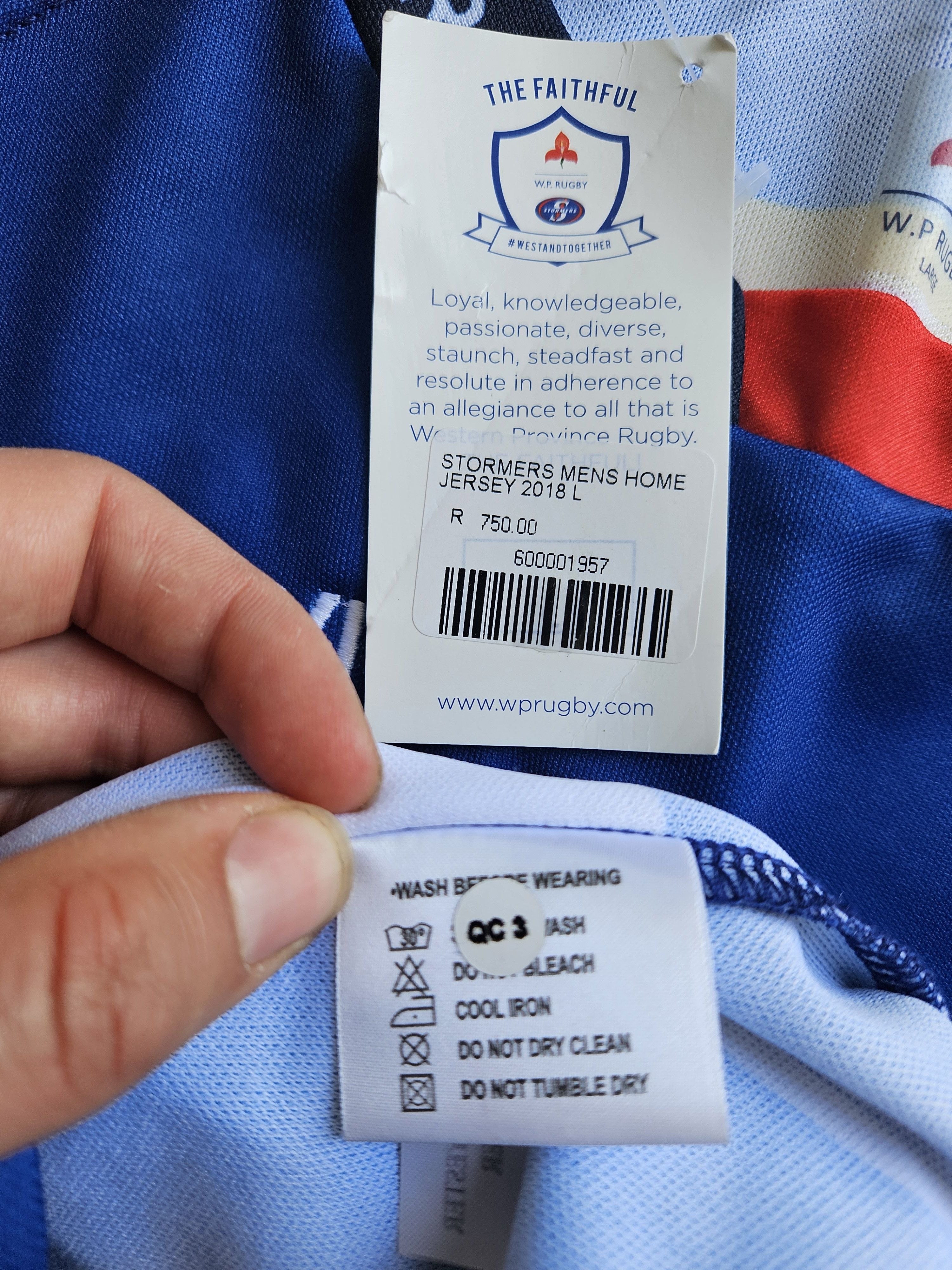 Other STORMERS 2018 SIZE L RUGBY JERSEY SHIRT NEW Size US L / EU 52-54 / 3 - 5 Thumbnail
