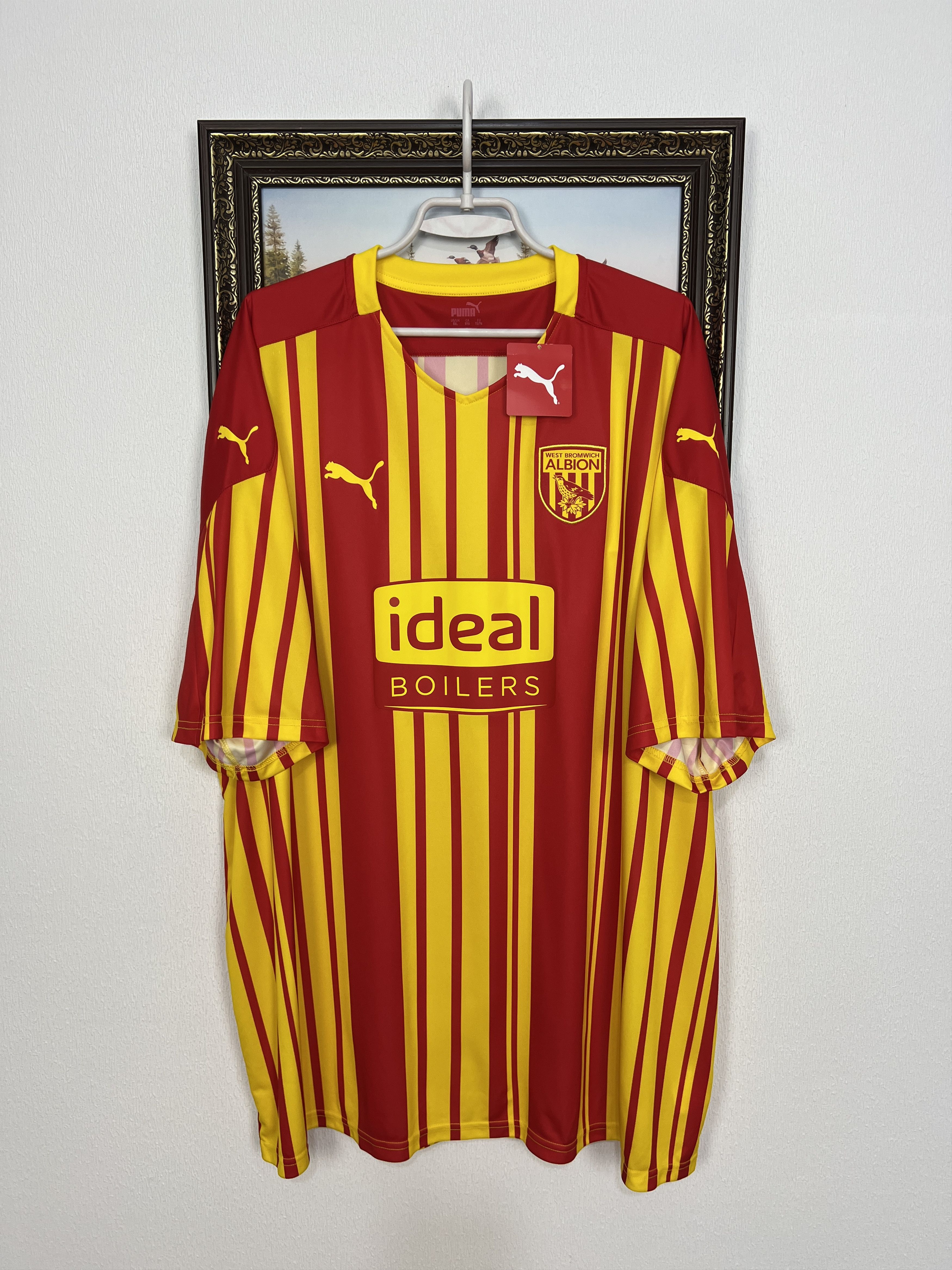 Puma West Bromwich Albion football shirt Soccer Jersey Trikot 5XL Size US XXL / EU 58 / 5 - 1 Thumbnail