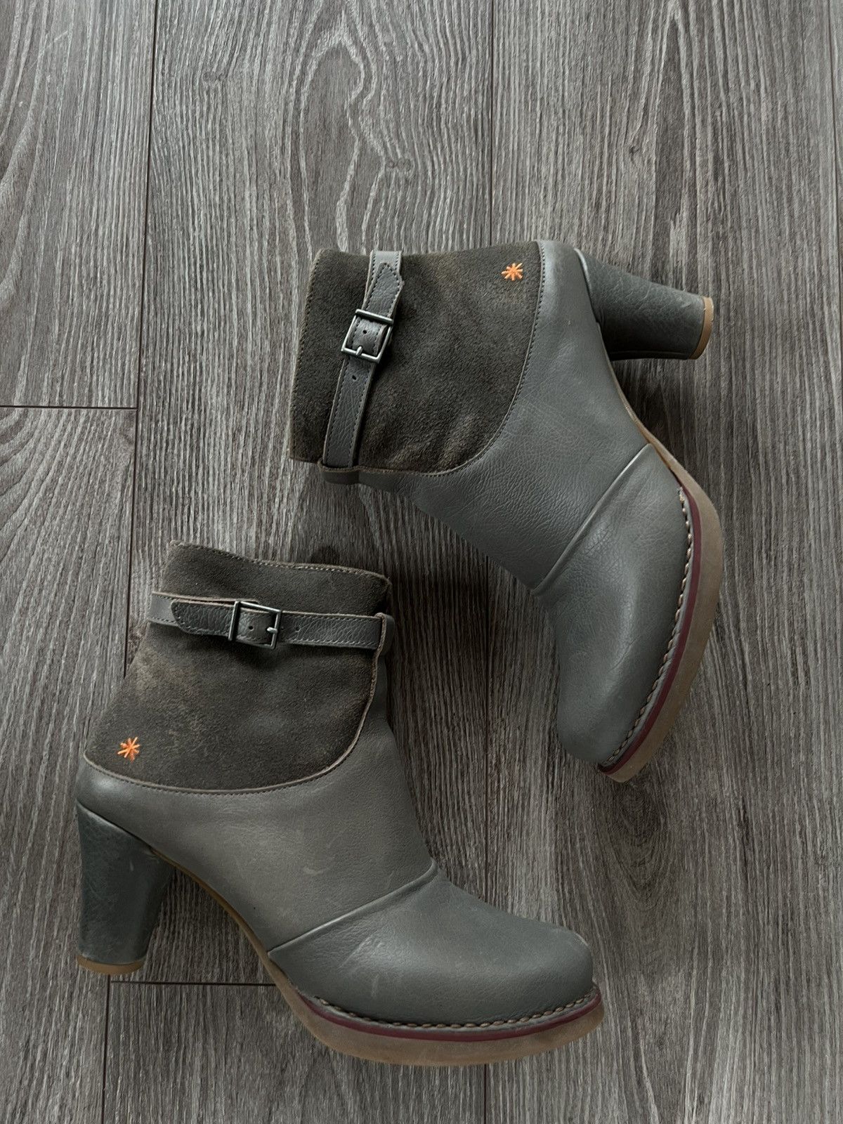 Other Rare The Art Company Cool System Leather Ykk zip Hills Boots Size US 9 / IT 39 - 1 Thumbnail