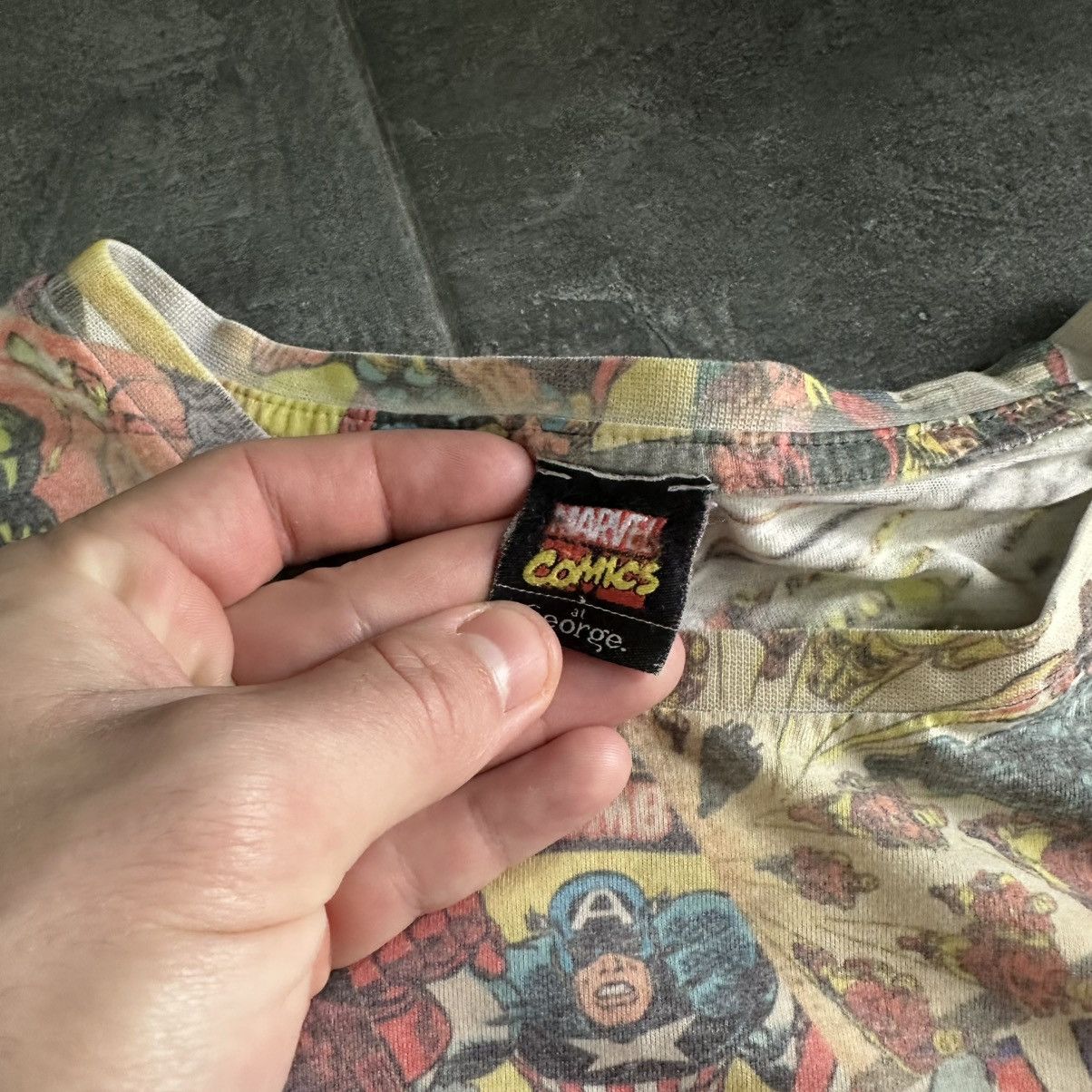 Marvel Comics × Vintage Vintage Marvel Comics T-shirts Overprinted Cartoon Y2K Size US XL / EU 56 / 4 - 7 Thumbnail