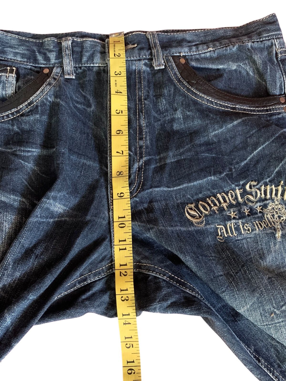 If Six Was Nine Copper Smith Embroidered Wings Faded Clawmark Vintage Size US 37 - 18 Thumbnail