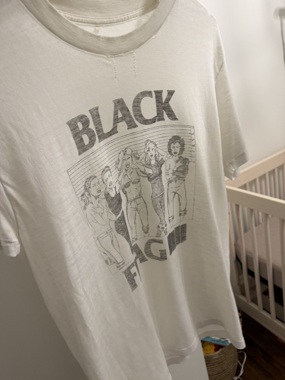 Band Tees 1980’s Black Flag – “Police Line-Up” Vintage Tee Size US L / EU 52-54 / 3 - 6 Thumbnail