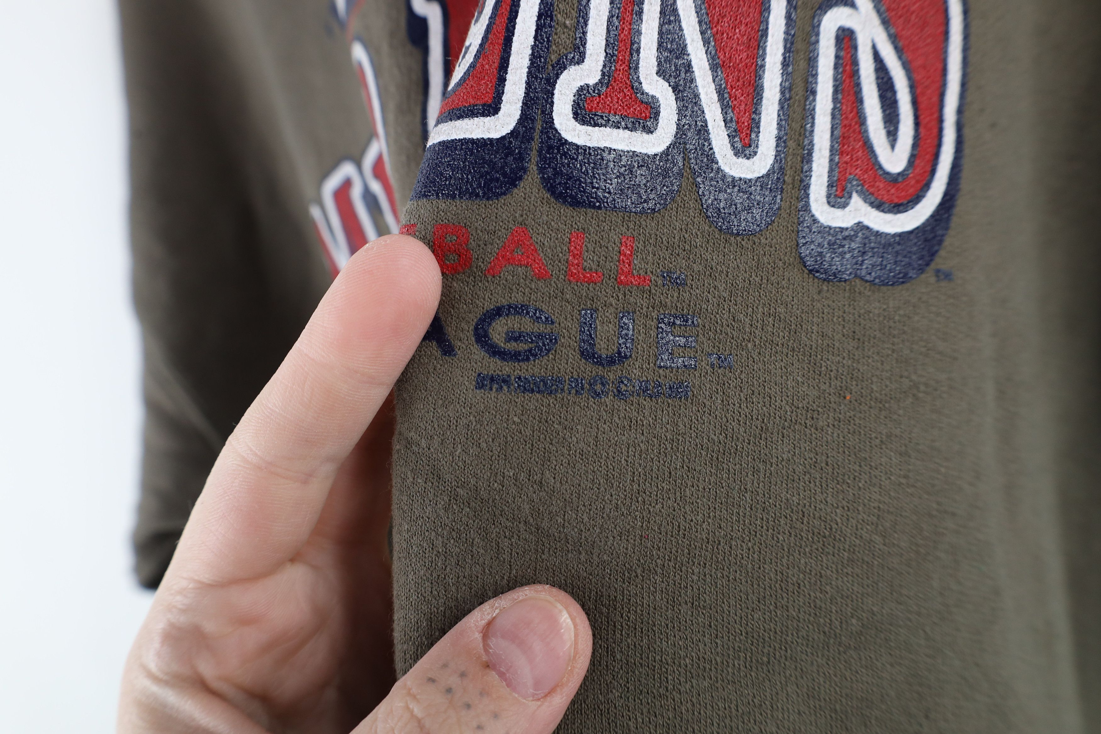 Vintage Vintage 90s League Baseball Toledo Mud Hens Sweatshirt Brown Size US L / EU 52-54 / 3 - 8 Thumbnail
