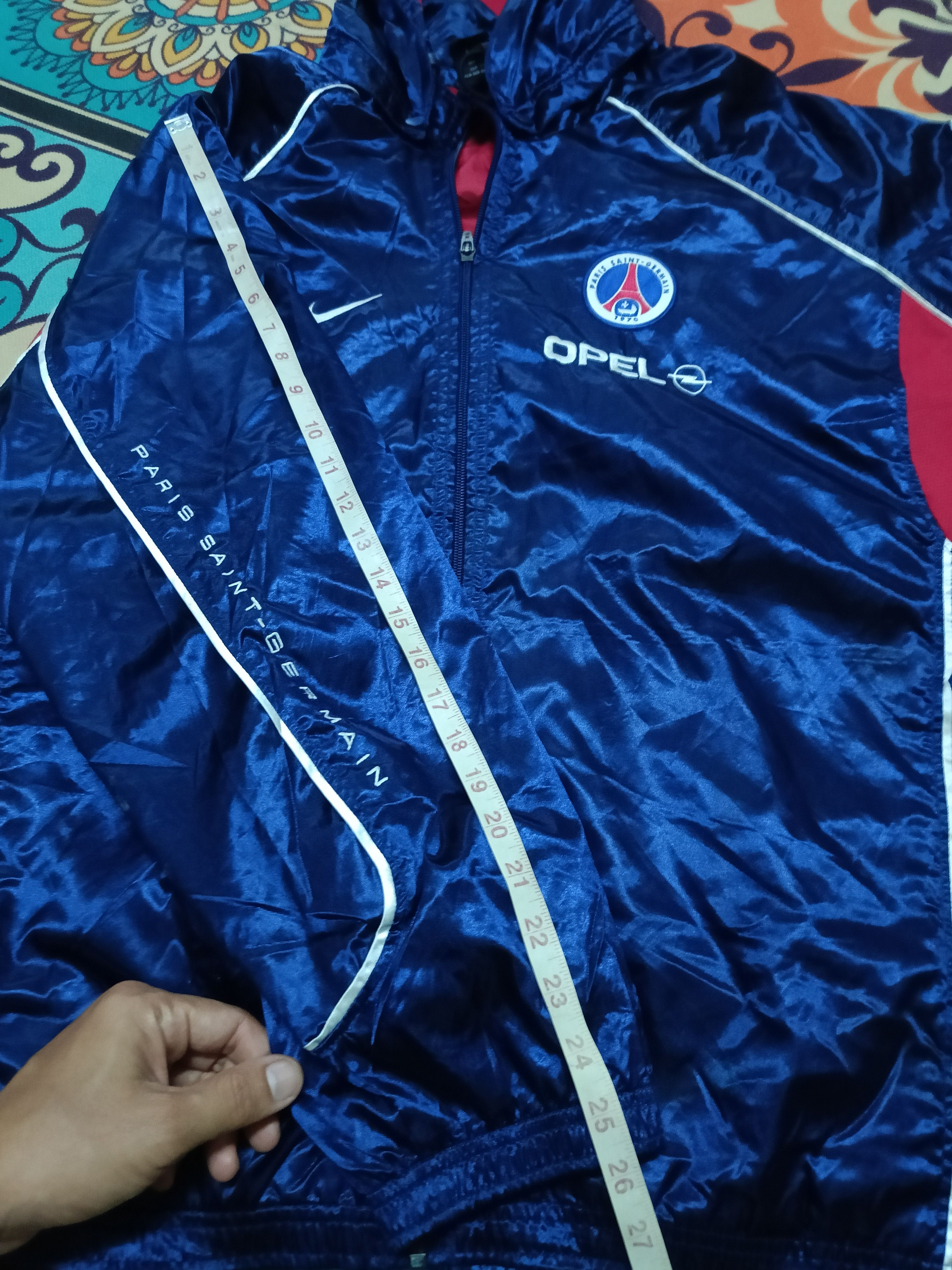 Nike 90s PSG Nike track suit vintage navy pants windbreaker Size US XL / EU 56 / 4 - 9 Thumbnail