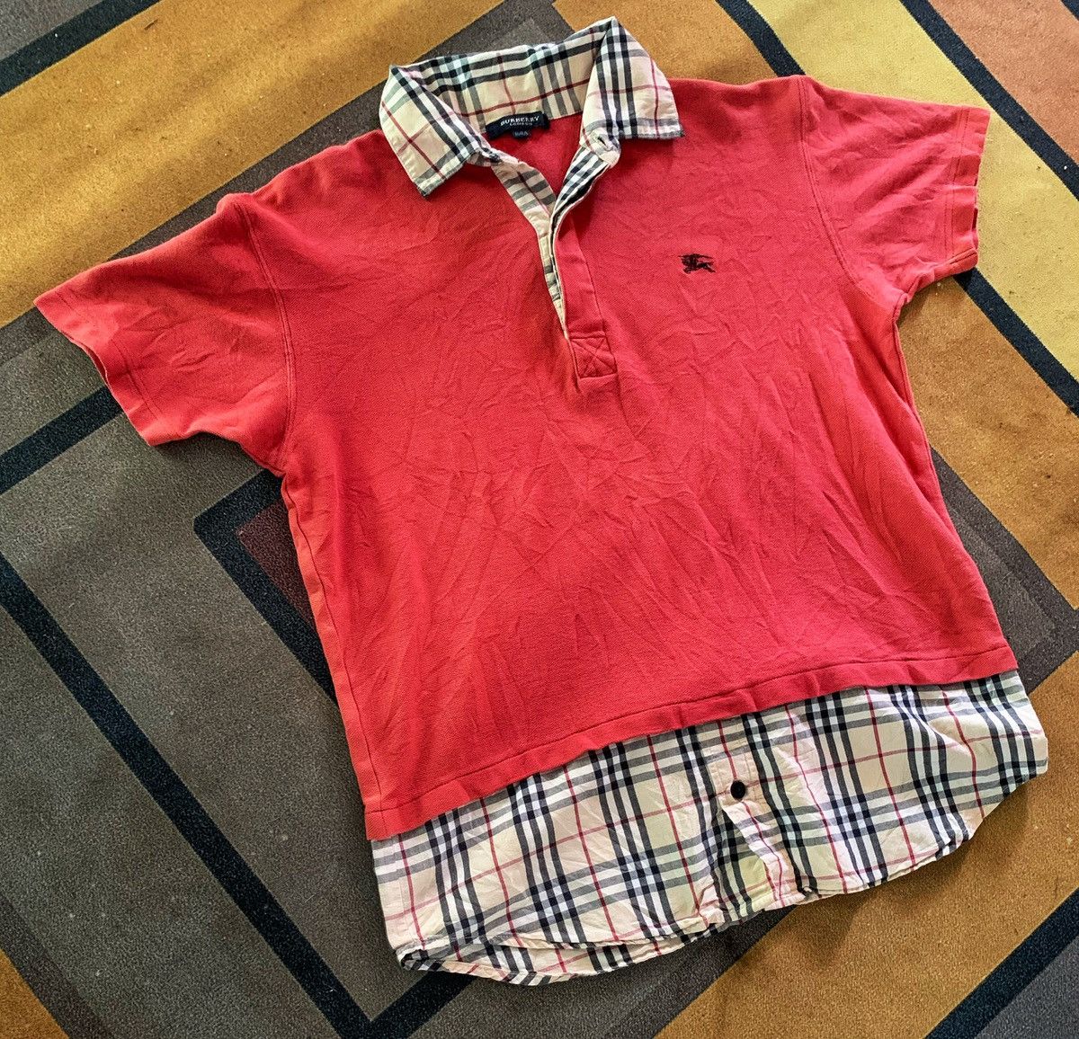 Burberry × Vintage BURBERRY London Remake Polo Shirt Size M / US 6-8 / IT 42-44 - 1 Thumbnail