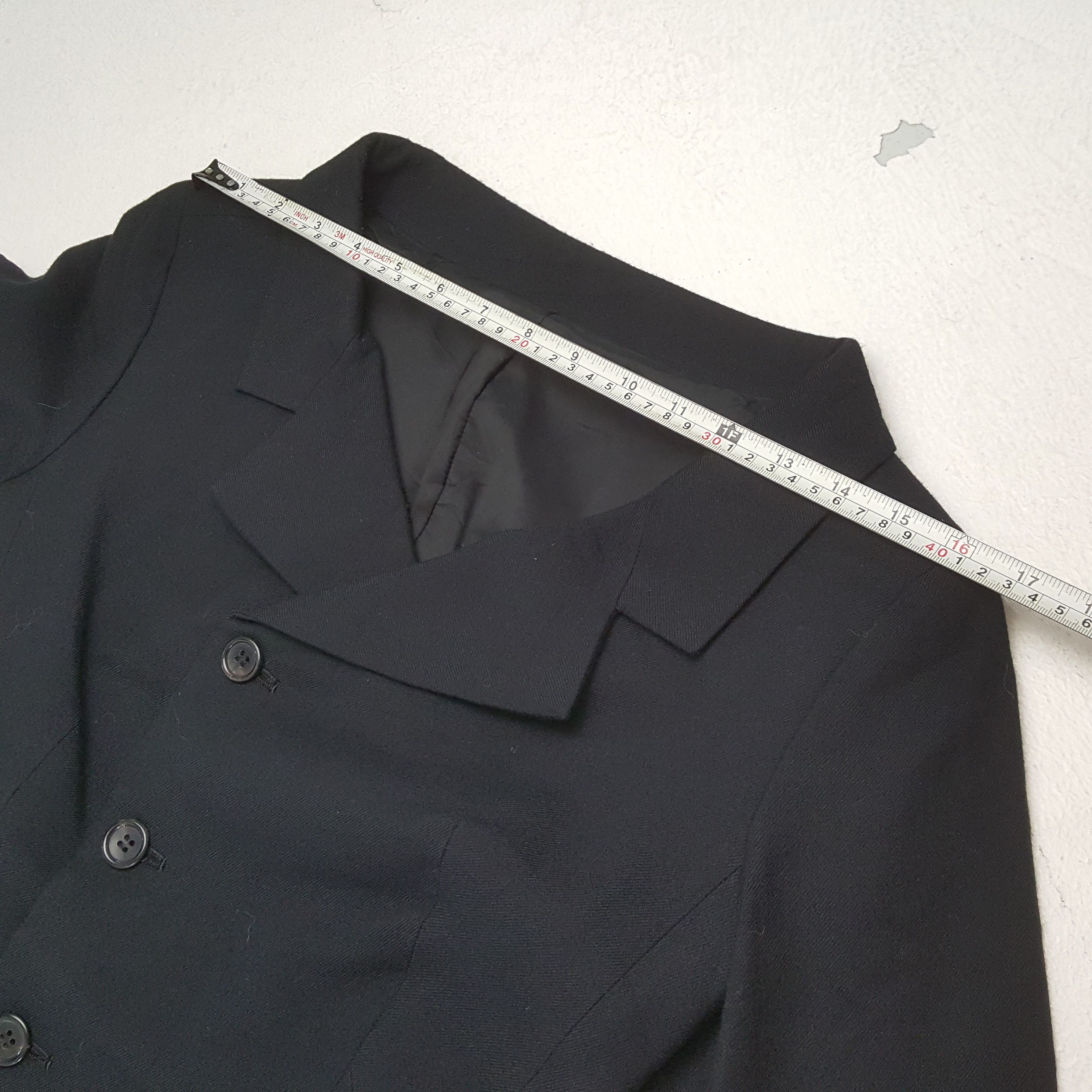 Yohji Yamamoto YOHJI YAMAMOTO Japanese Fashion Designer Blazer Jacket Size XXS / US 00 / IT 34 - 4 Thumbnail