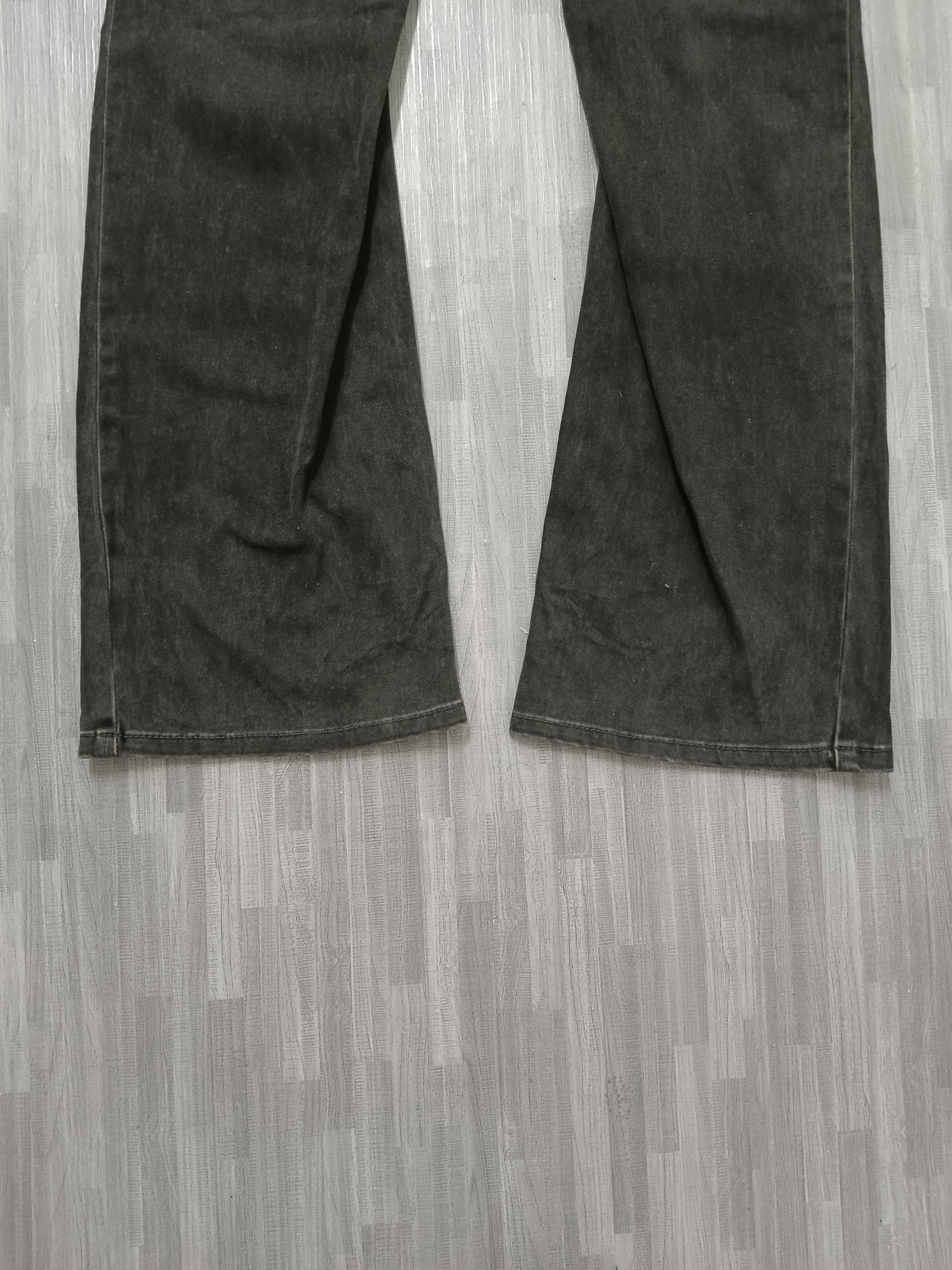Lee DISTRESSED FADED FLARE TWIST LEE DENIM PANTS Size US 30 / EU 46 - 6 Thumbnail