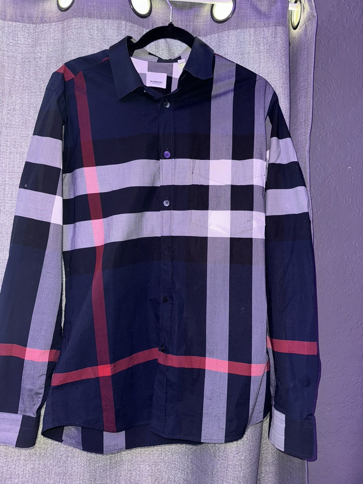 Burberry BURBERRY CHECK COTTON SHIRT Size US S / EU 44-46 / 1 - 3 Thumbnail