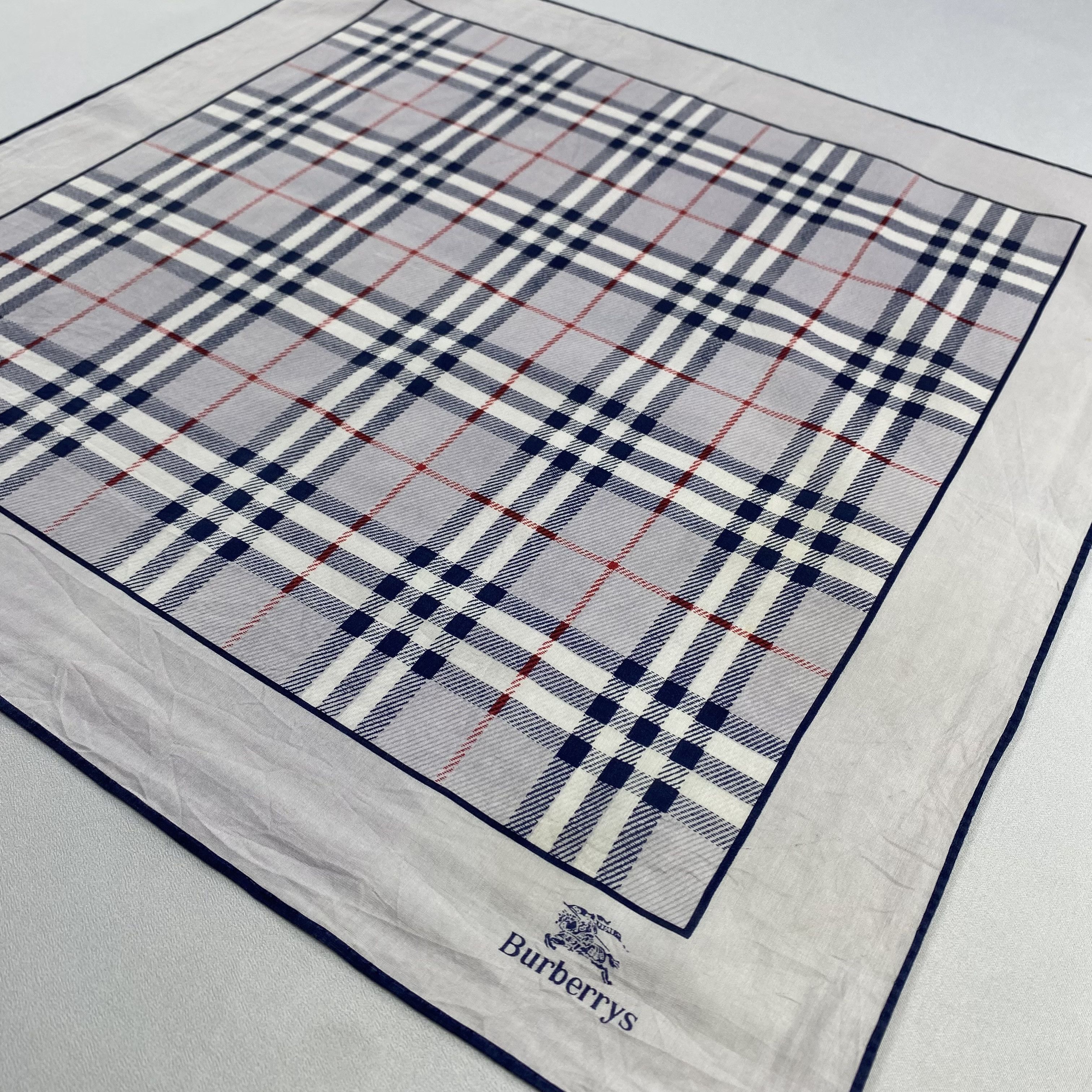 Burberry × Vintage Burberry Handkerchief / Neckerchief / Bandana-P1718 Size ONE SIZE - 2 Thumbnail