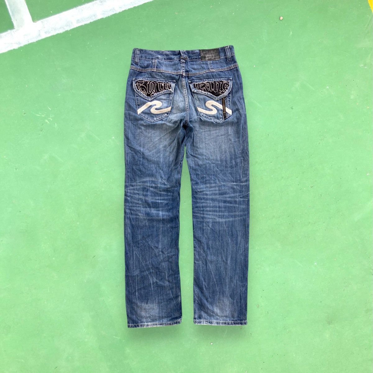 Japanese Brand Big Train Japan Embroidery Pocket Faded Denim Pants Size US 32 / EU 48 - 1 Thumbnail